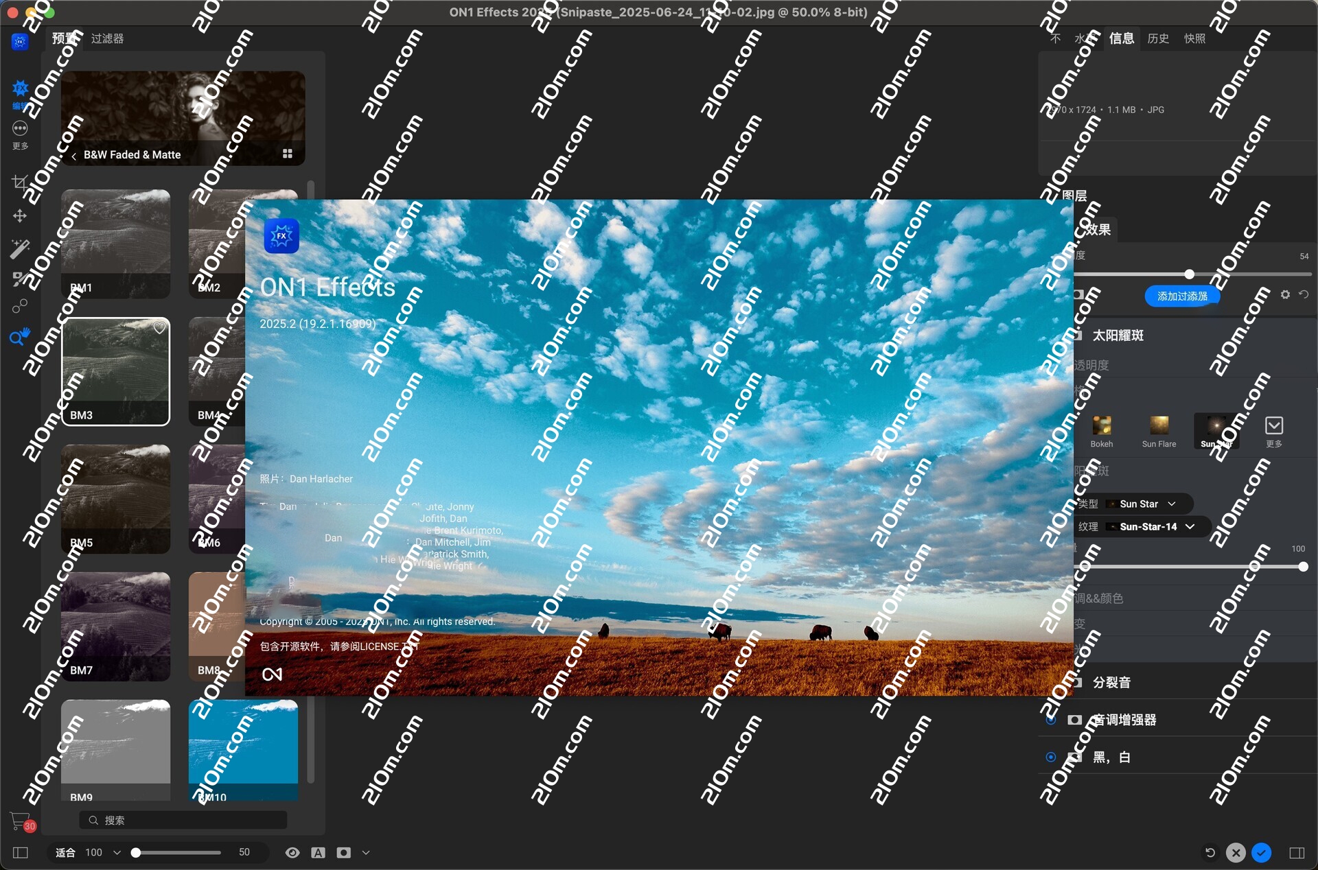 ON1 Effects 2025 for Mac(图像滤镜调色软件)