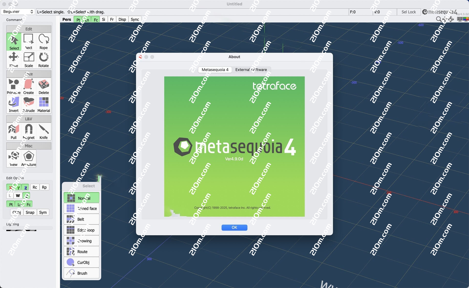 Metasequoia 4 for Mac(水杉3D建模器)