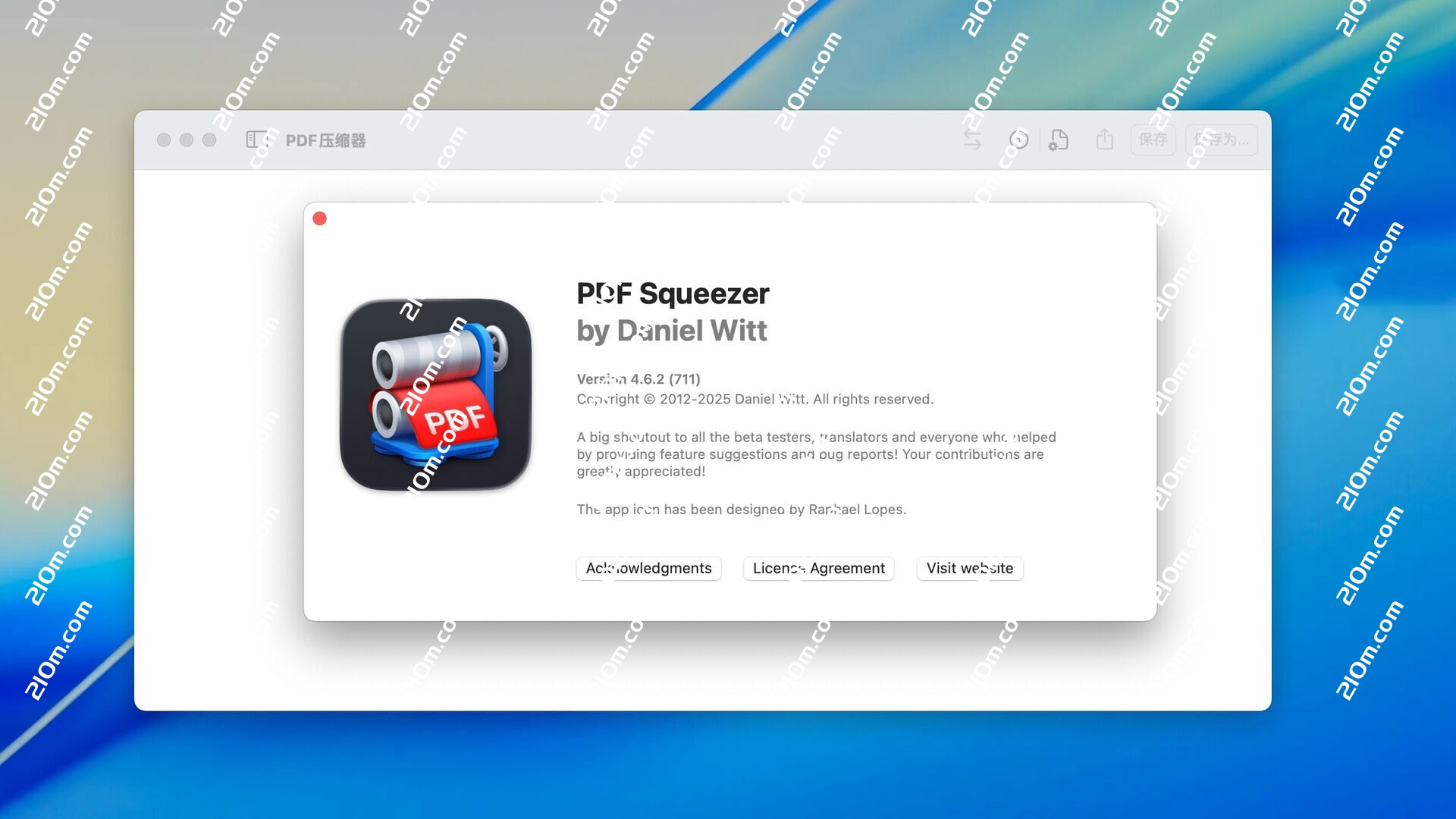 PDF Squeezer for Mac(强大的PDF文件压缩工具)