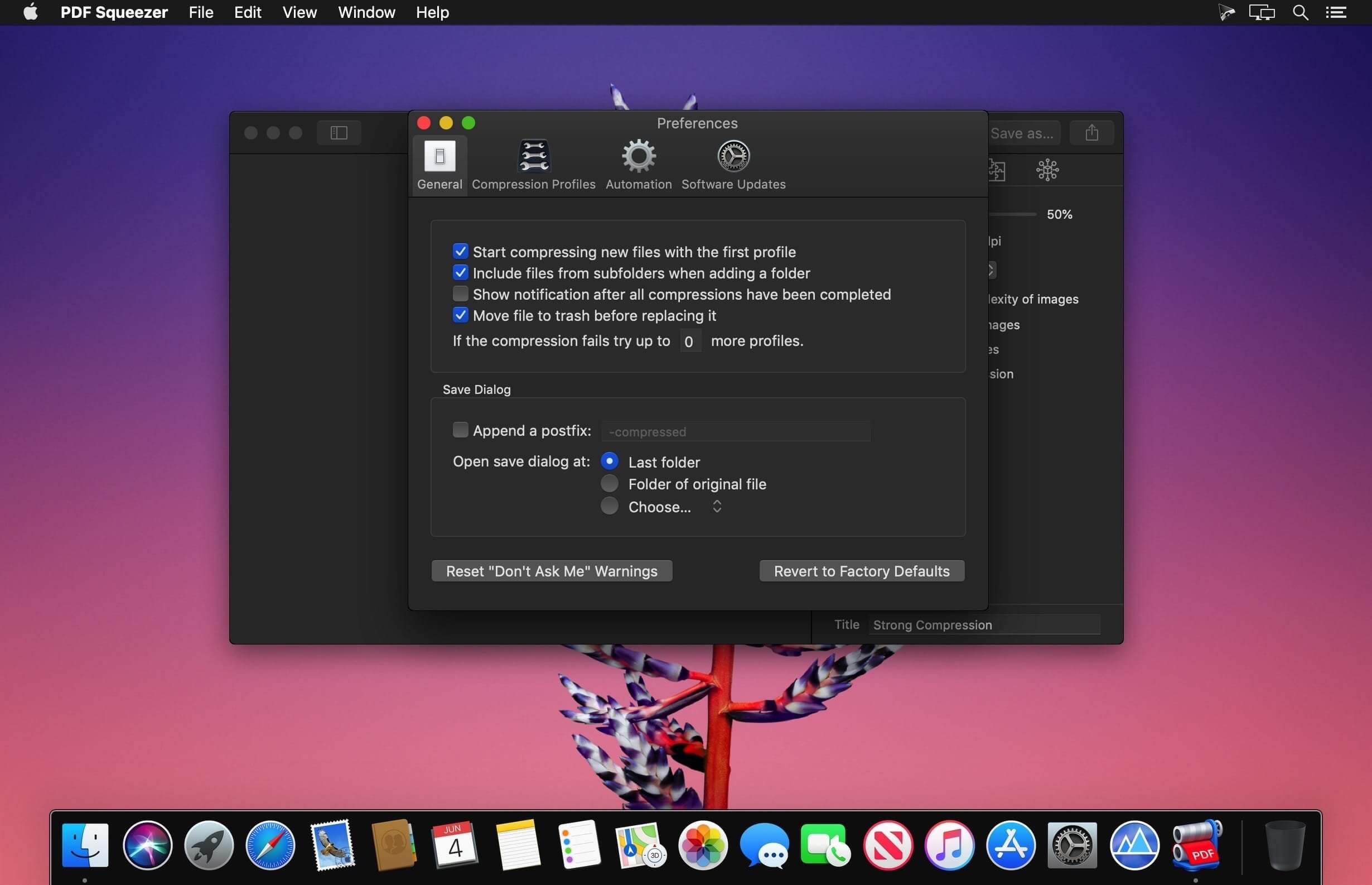 PDF Squeezer for Mac(强大的PDF文件压缩工具)的截图
