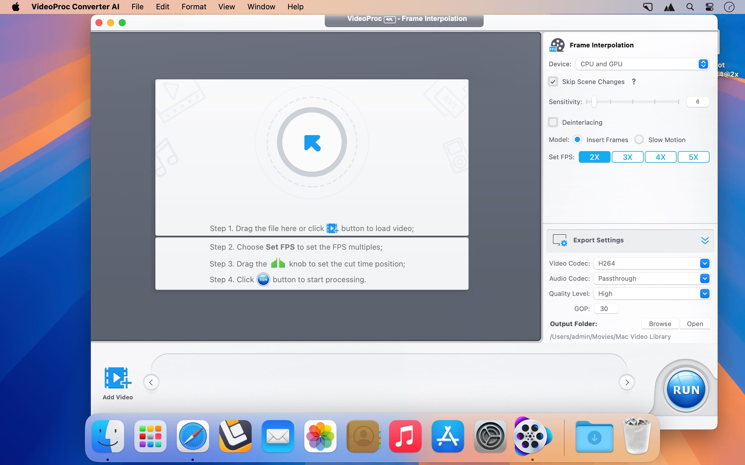 VideoProc Converter AI for mac(全能视频处理软件)的截图