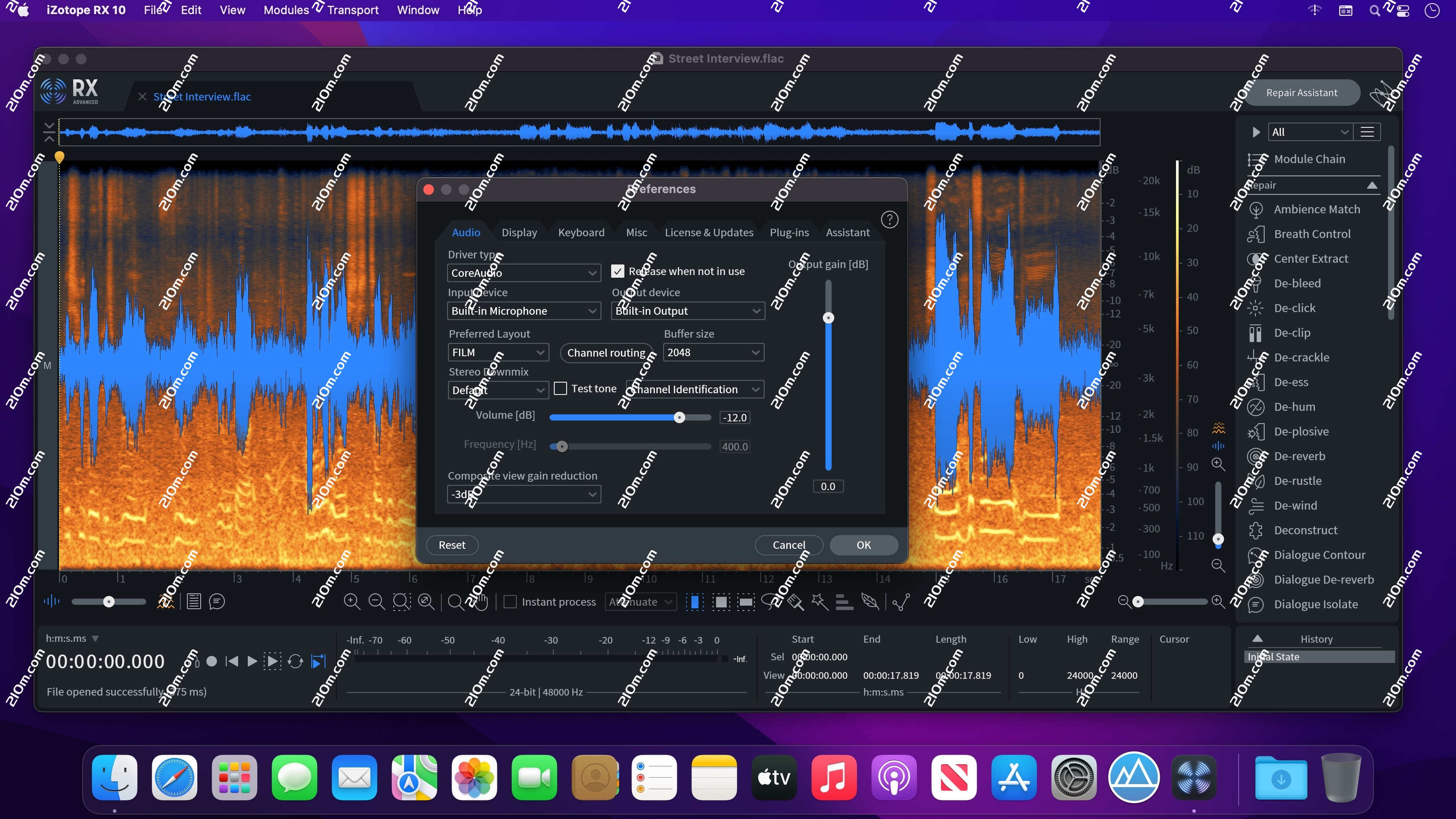 iZotope RX 10 for Mac(专业音频修复软件)的截图