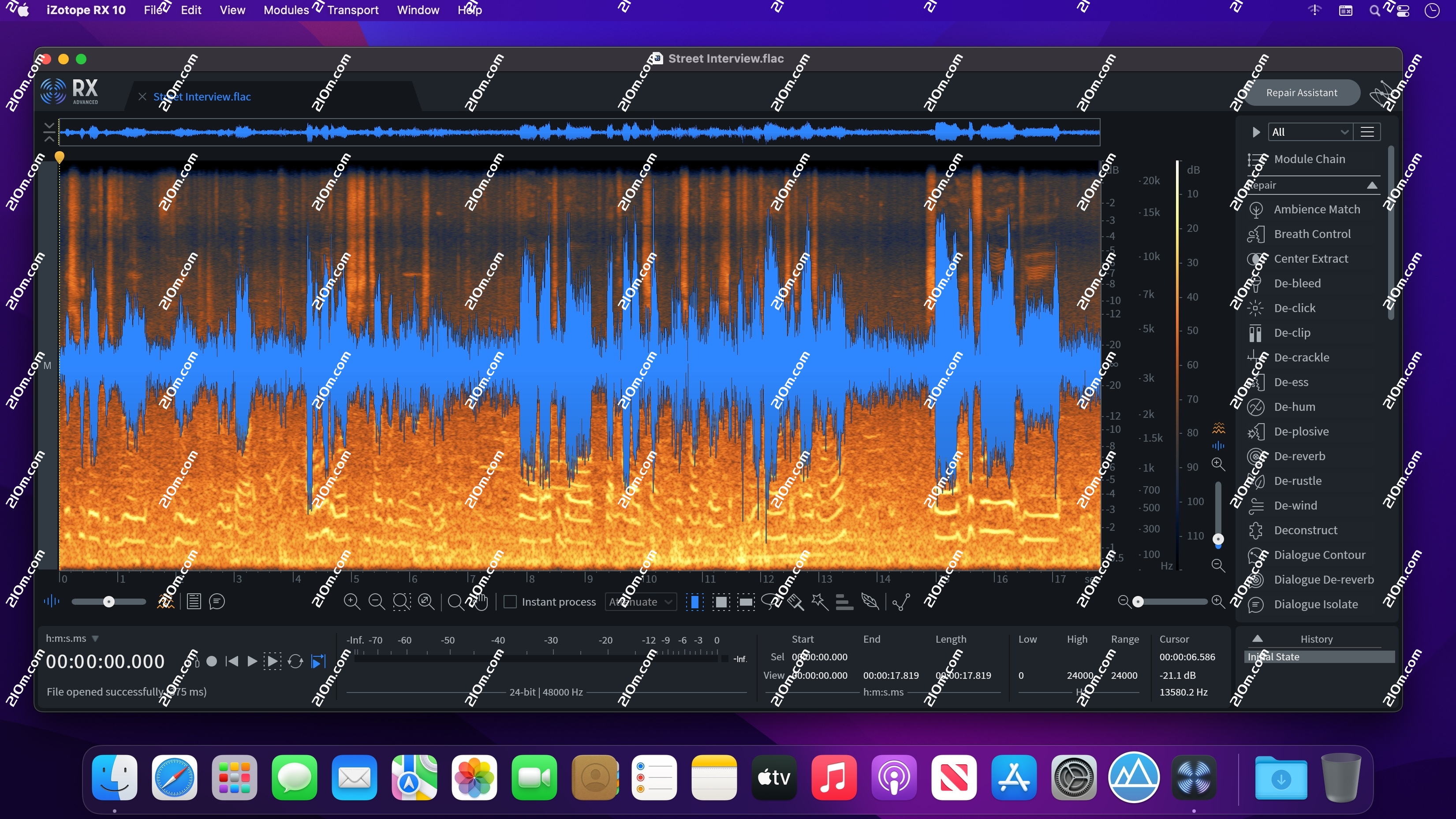iZotope RX 10 for Mac(专业音频修复软件)的截图