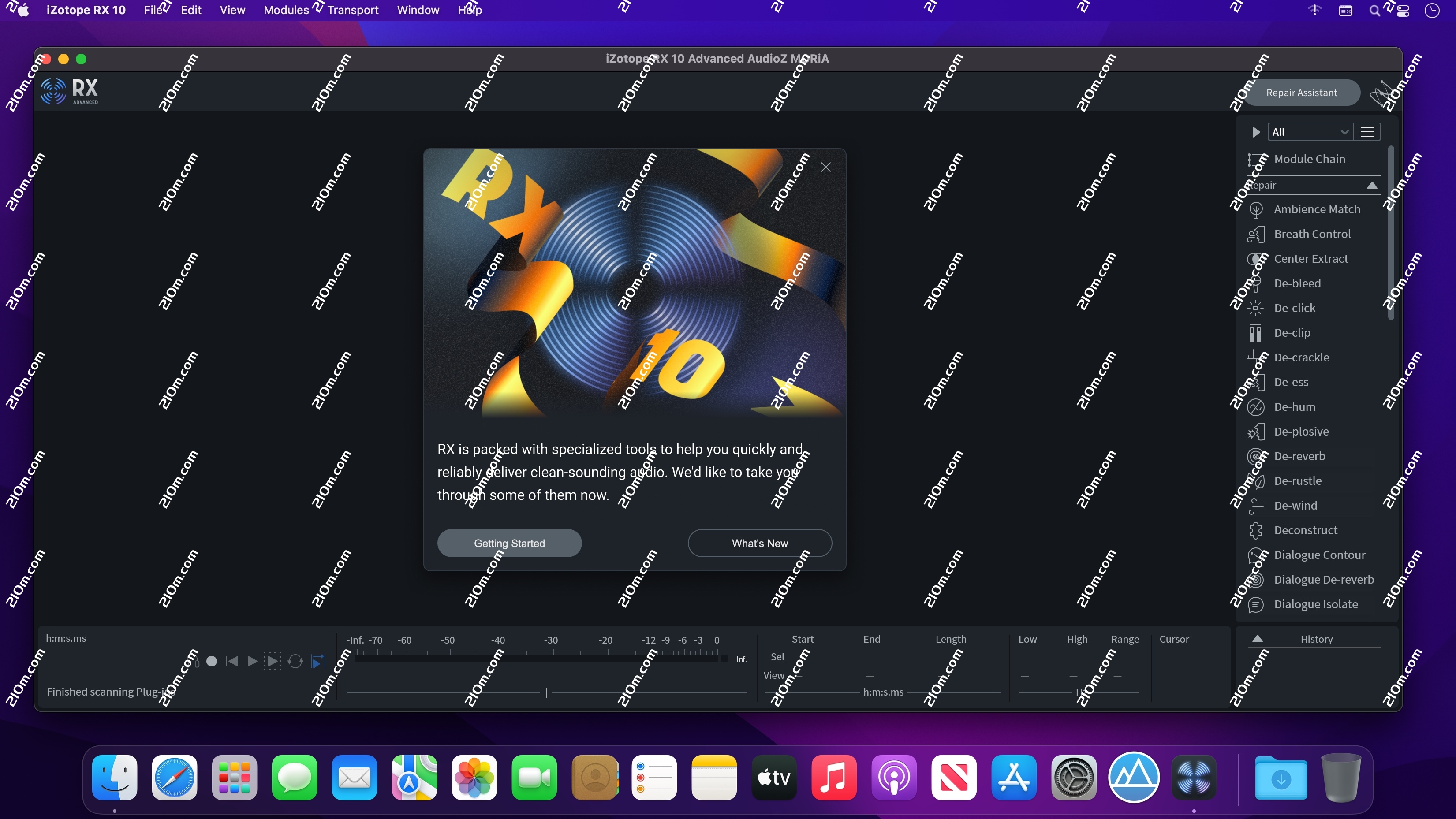 iZotope RX 10 for Mac(专业音频修复软件)的截图