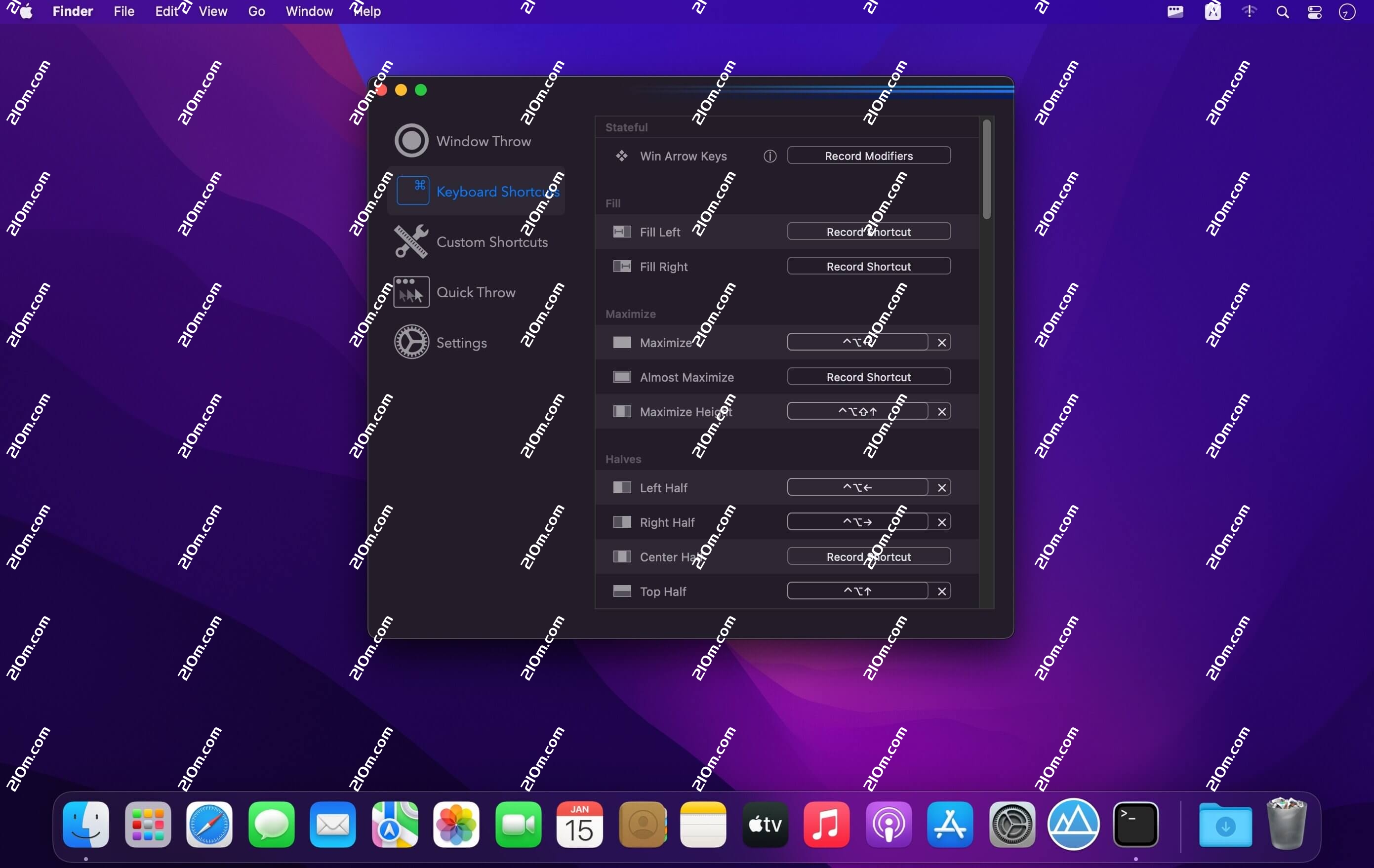 Rectangle Pro for Mac(光标快速移动和管理窗口的工具)的截图