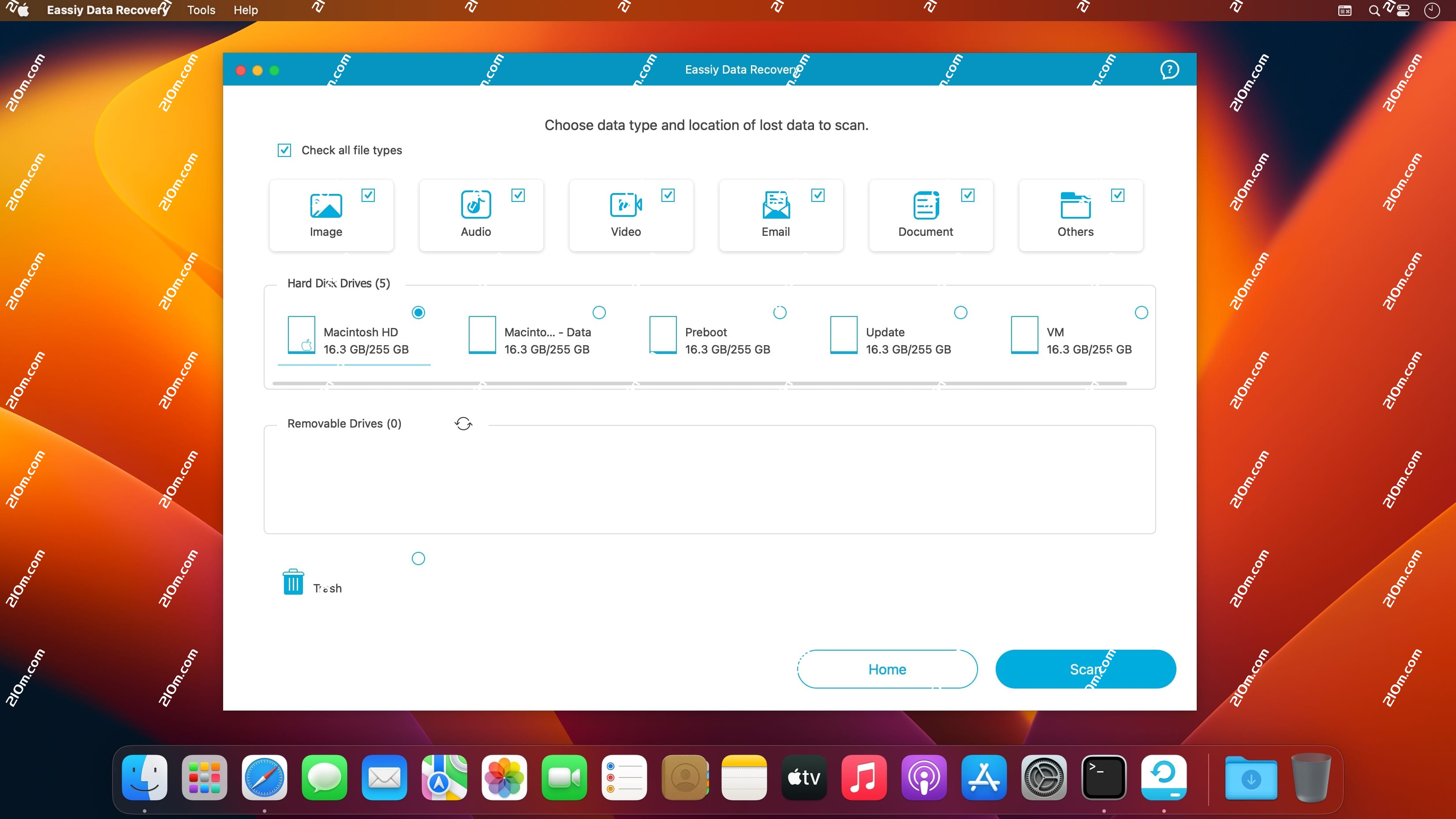 Eassiy Data Recovery for mac(Eassiy电脑数据恢复大师)的截图
