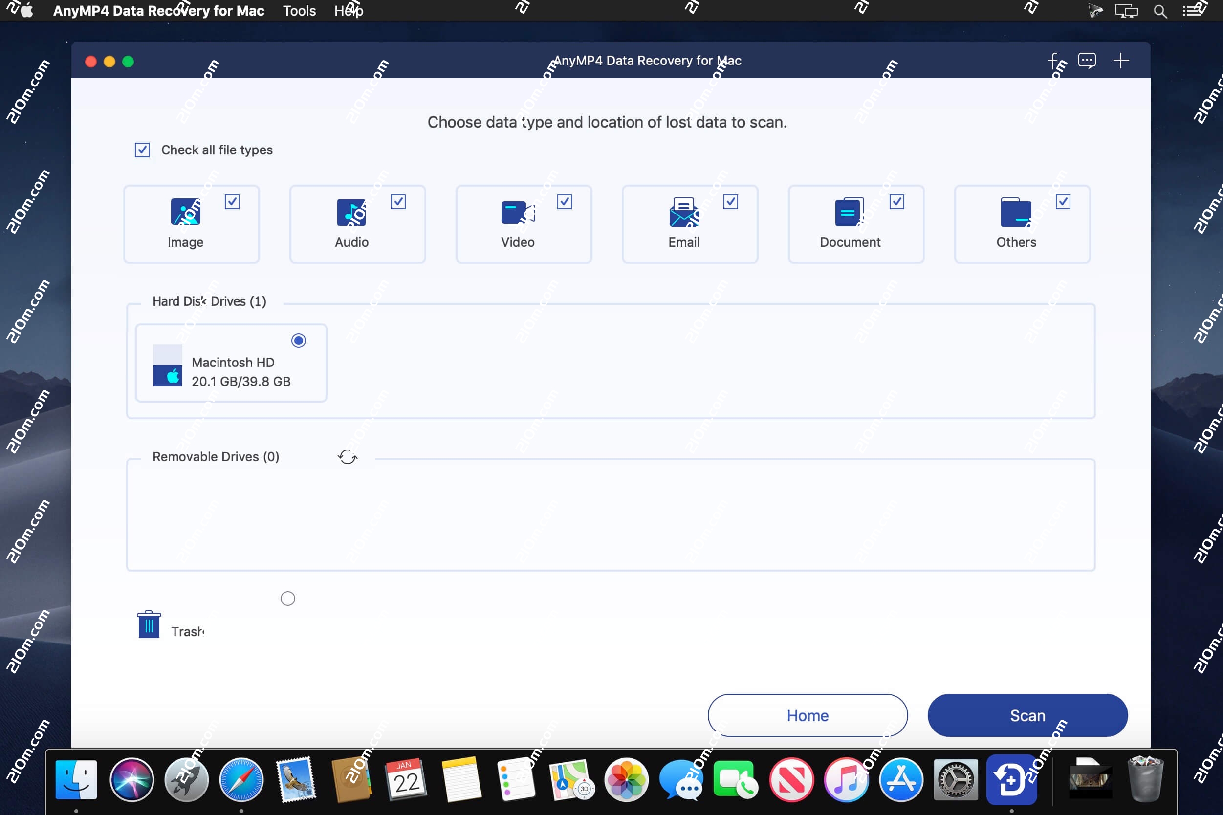 AnyMP4 Data Recovery for mac(mac数据恢复软件)的截图