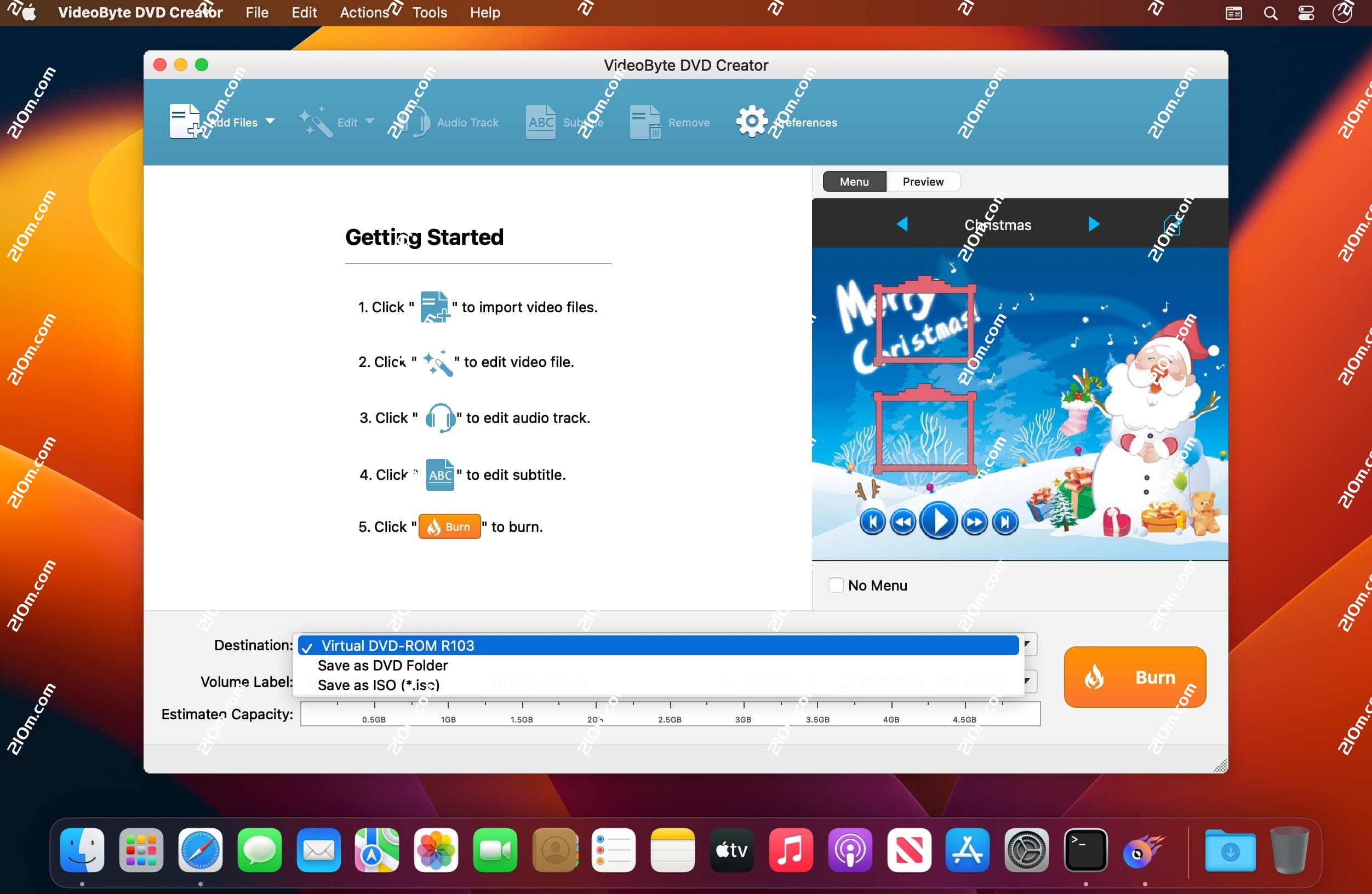VideoByte DVD Creator for Mac(蓝光光盘刻录软件)的截图