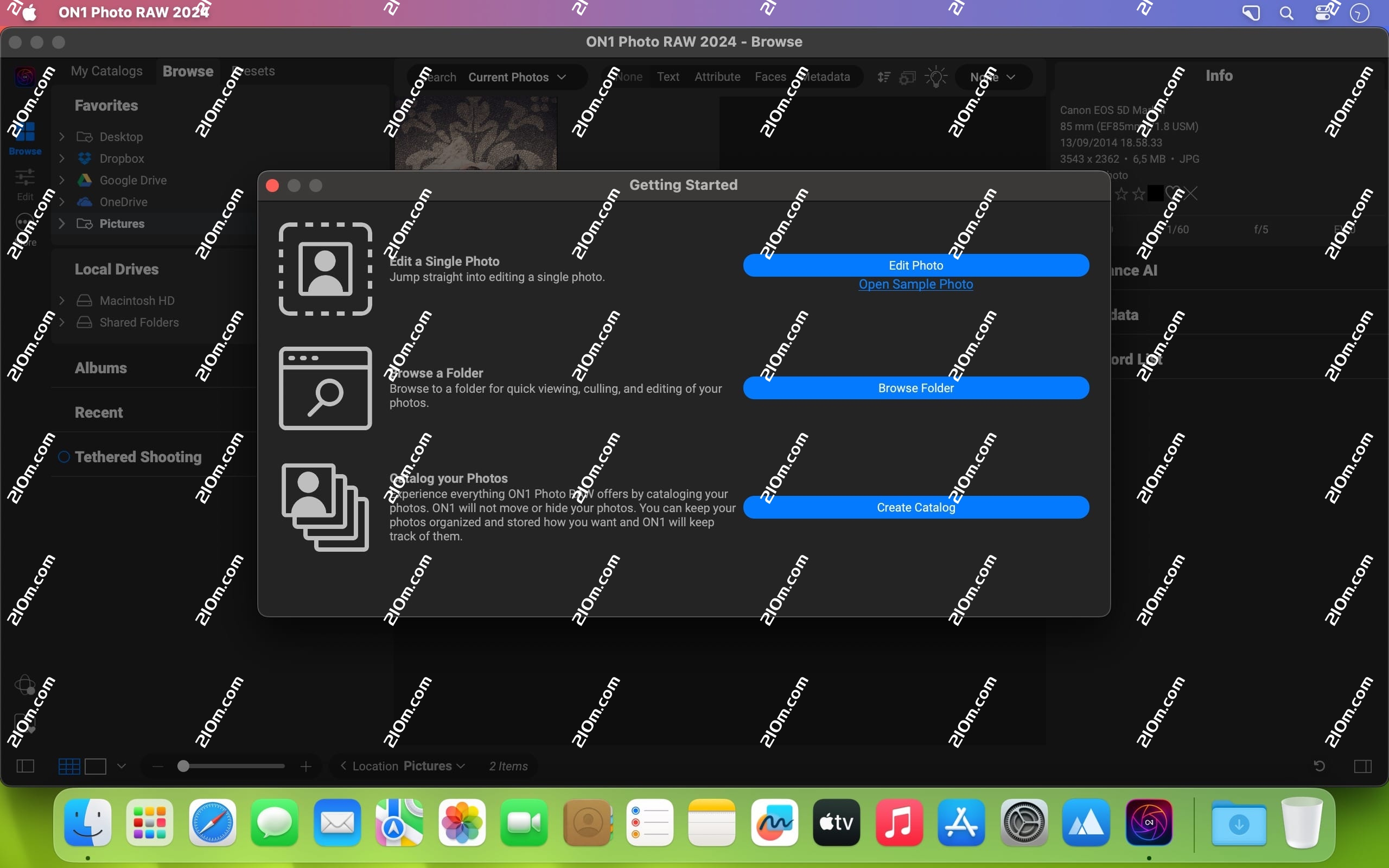 ON1 Photo RAW MAX 2026.3 for Mac(照片编辑软件)的截图