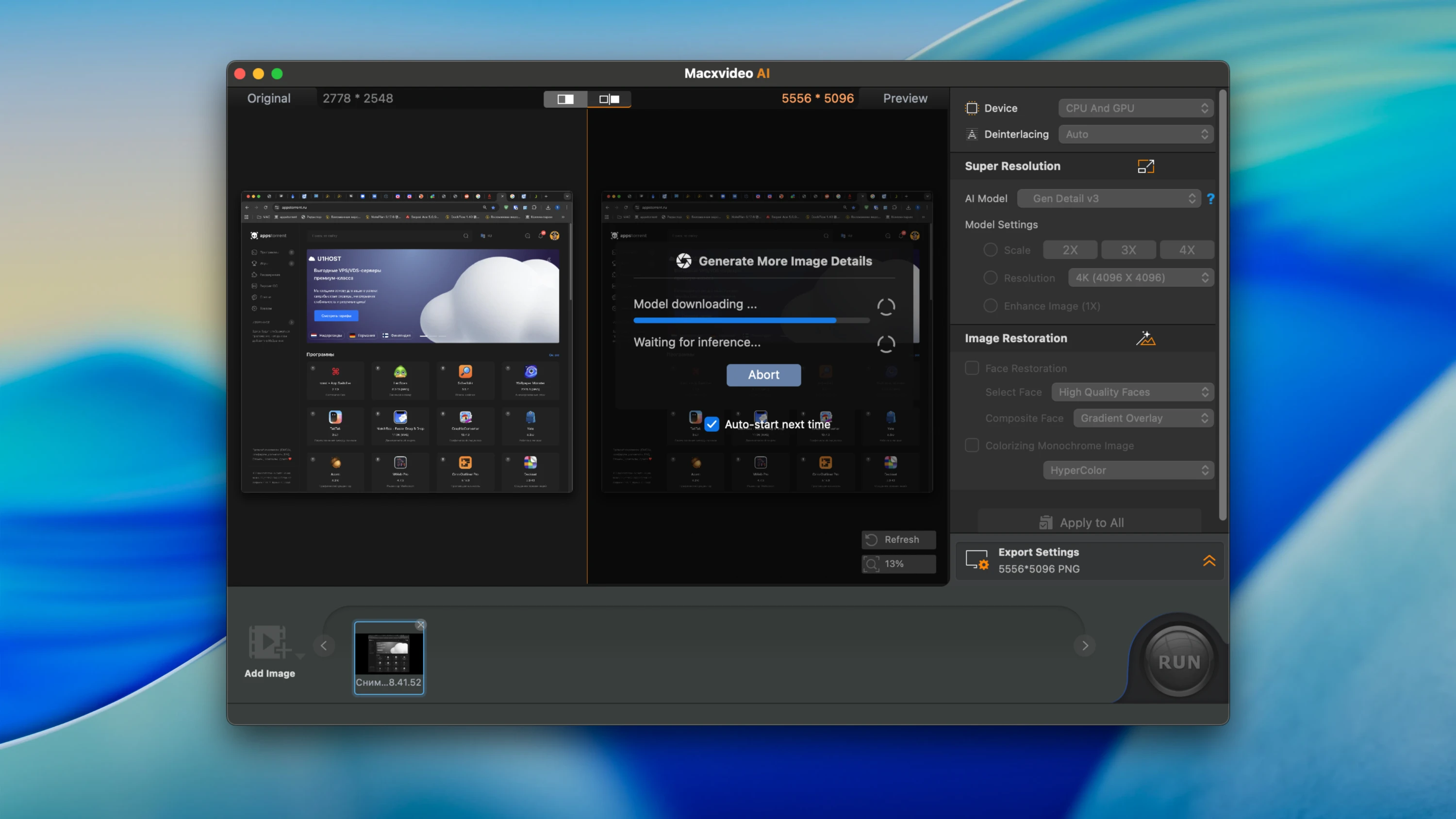 Macxvideo AI for Mac(终极视频图像转换工具)的截图