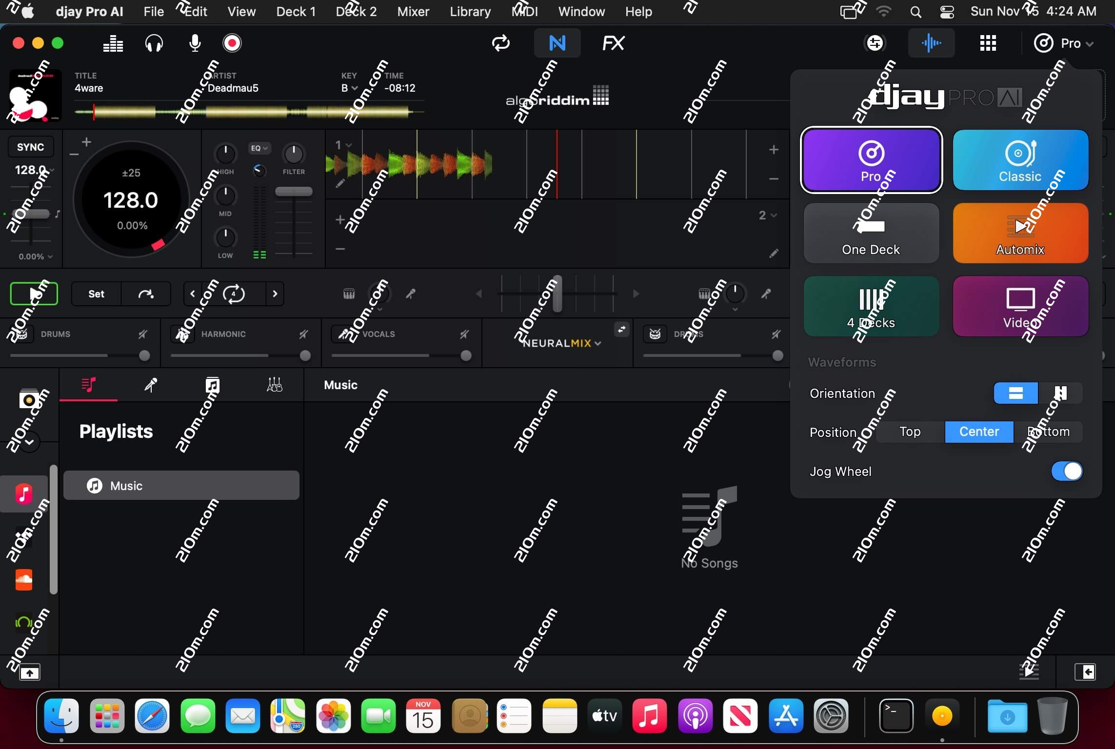 Algoriddim djay Pro Ai for Mac(DJ混音软件)的截图
