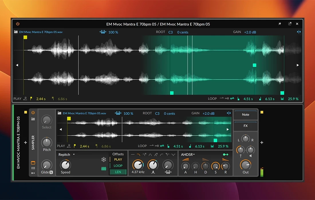 Bitwig Studio 6 for Mac(音乐编辑制作工具)的截图