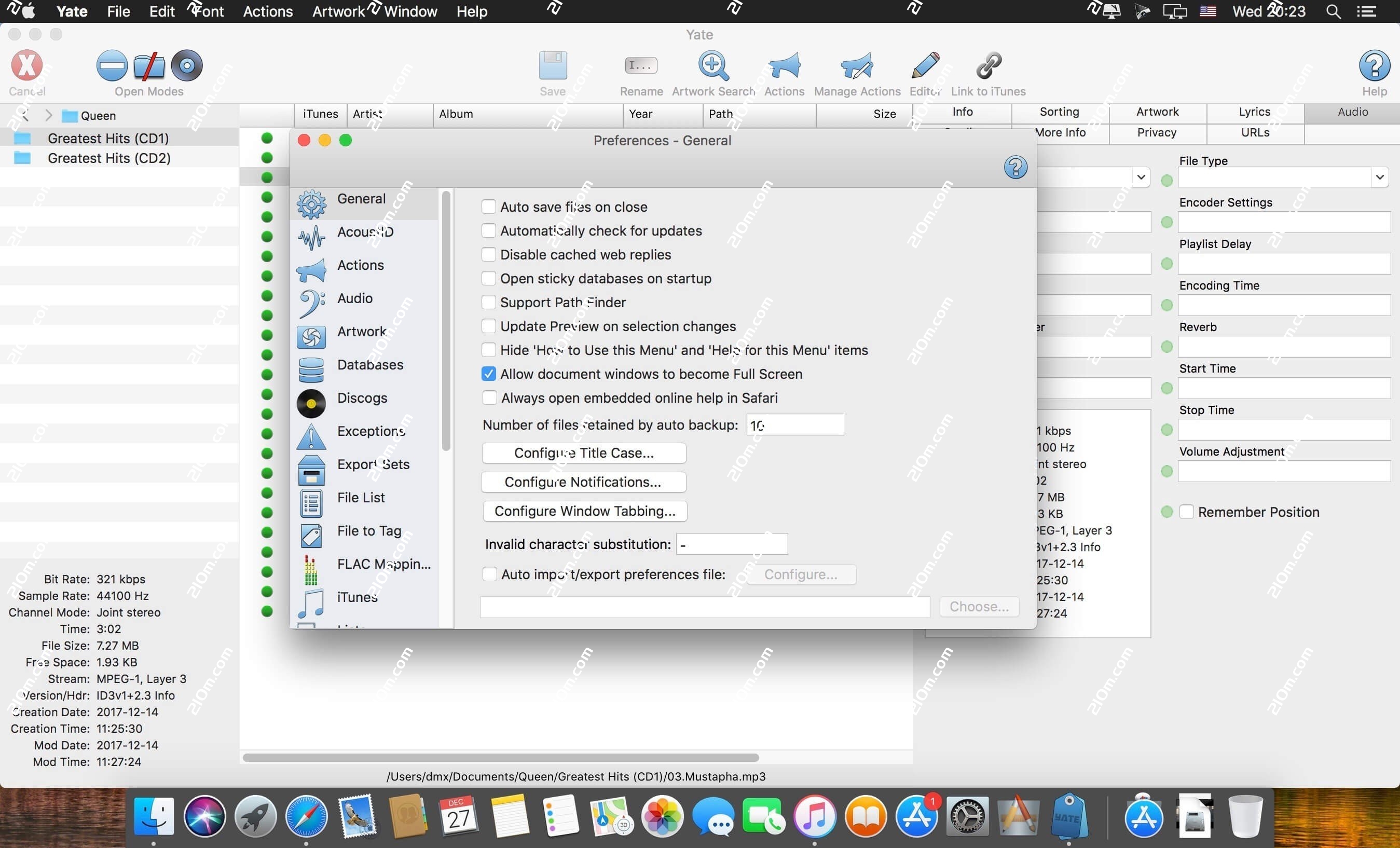 Yate for Mac(音乐标签管理工具)的截图