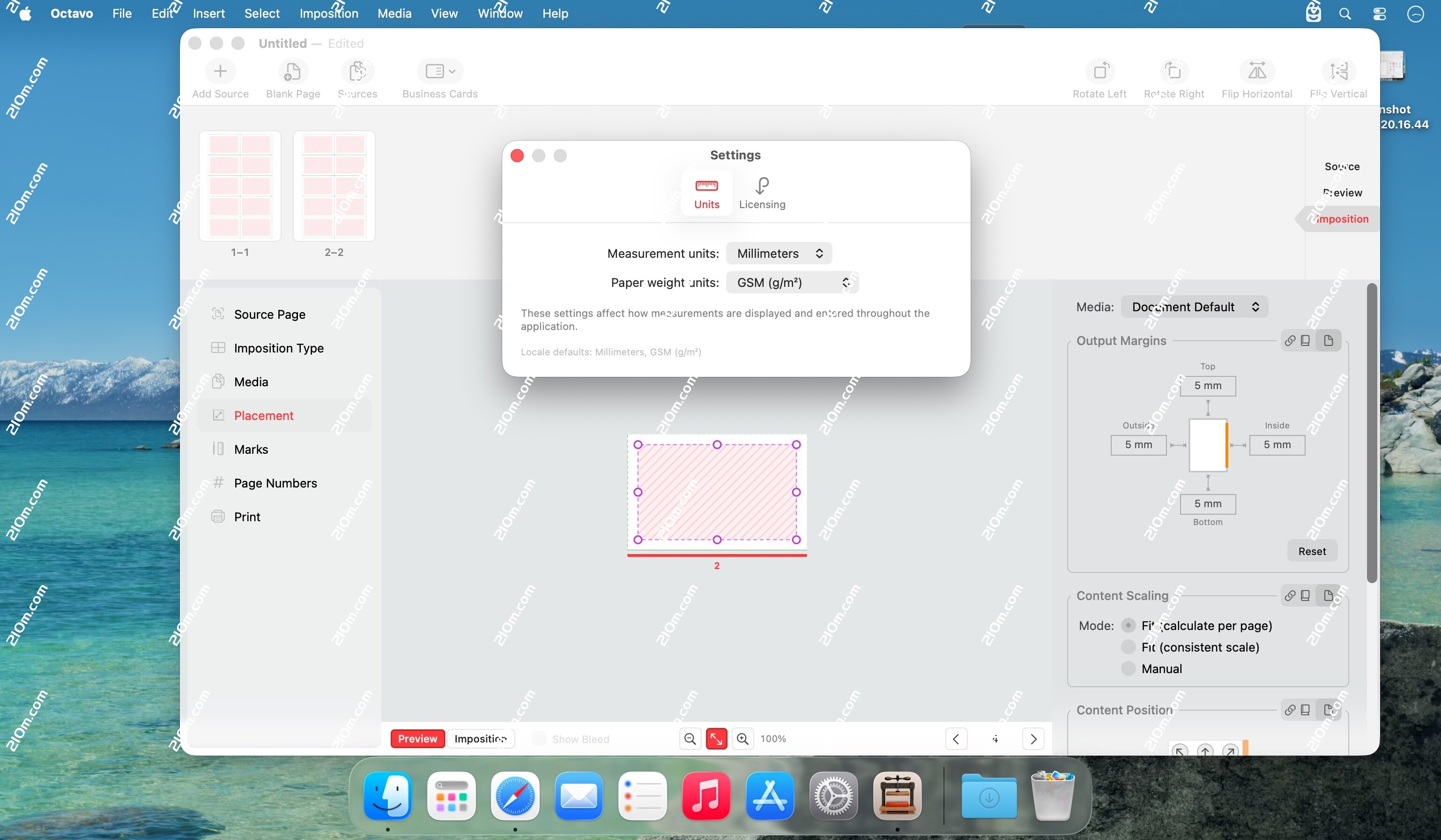 Octavo for Mac(专业拼版工具)的截图