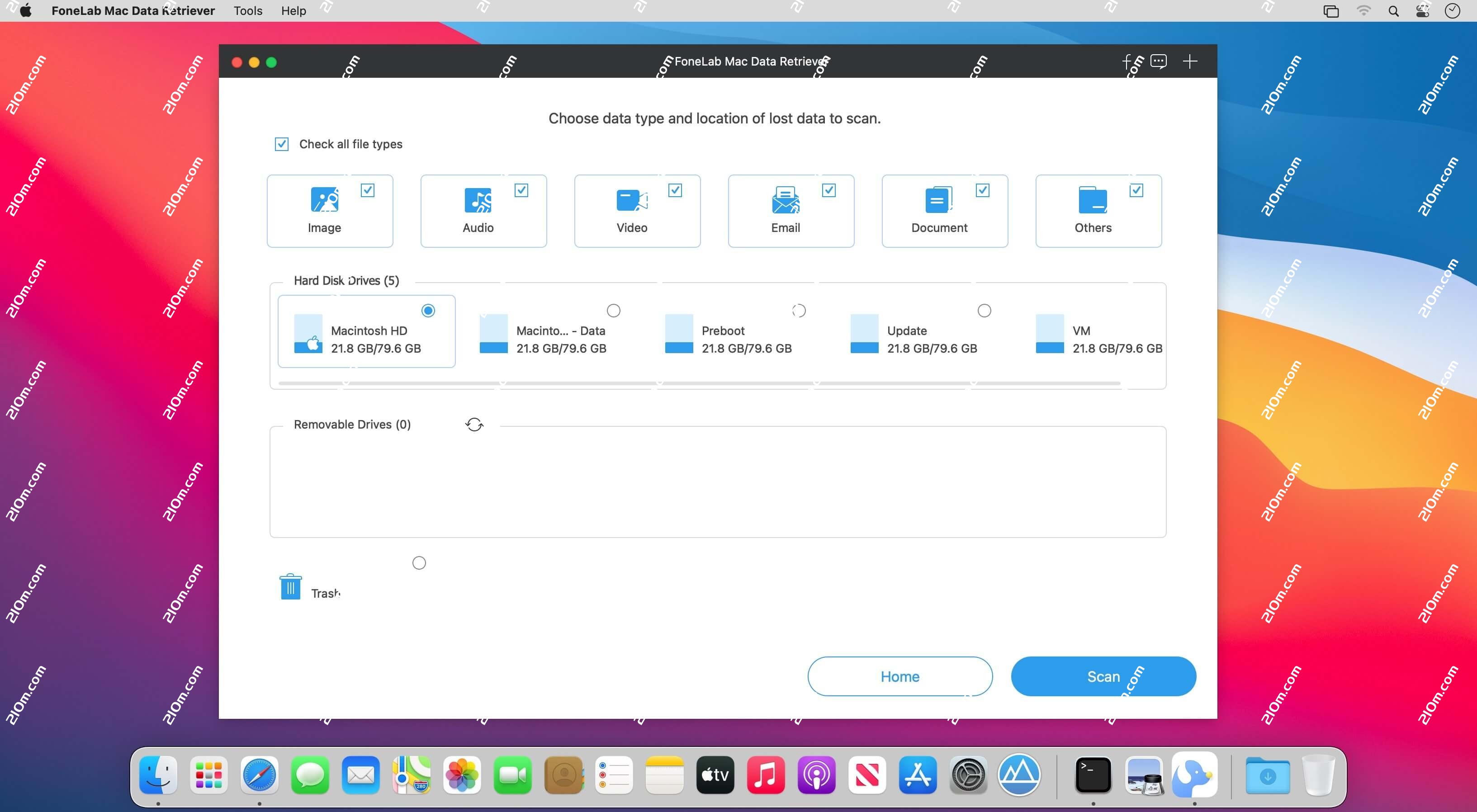FoneLab Mac Data Retriever for Mac(mac数据恢复软件)的截图