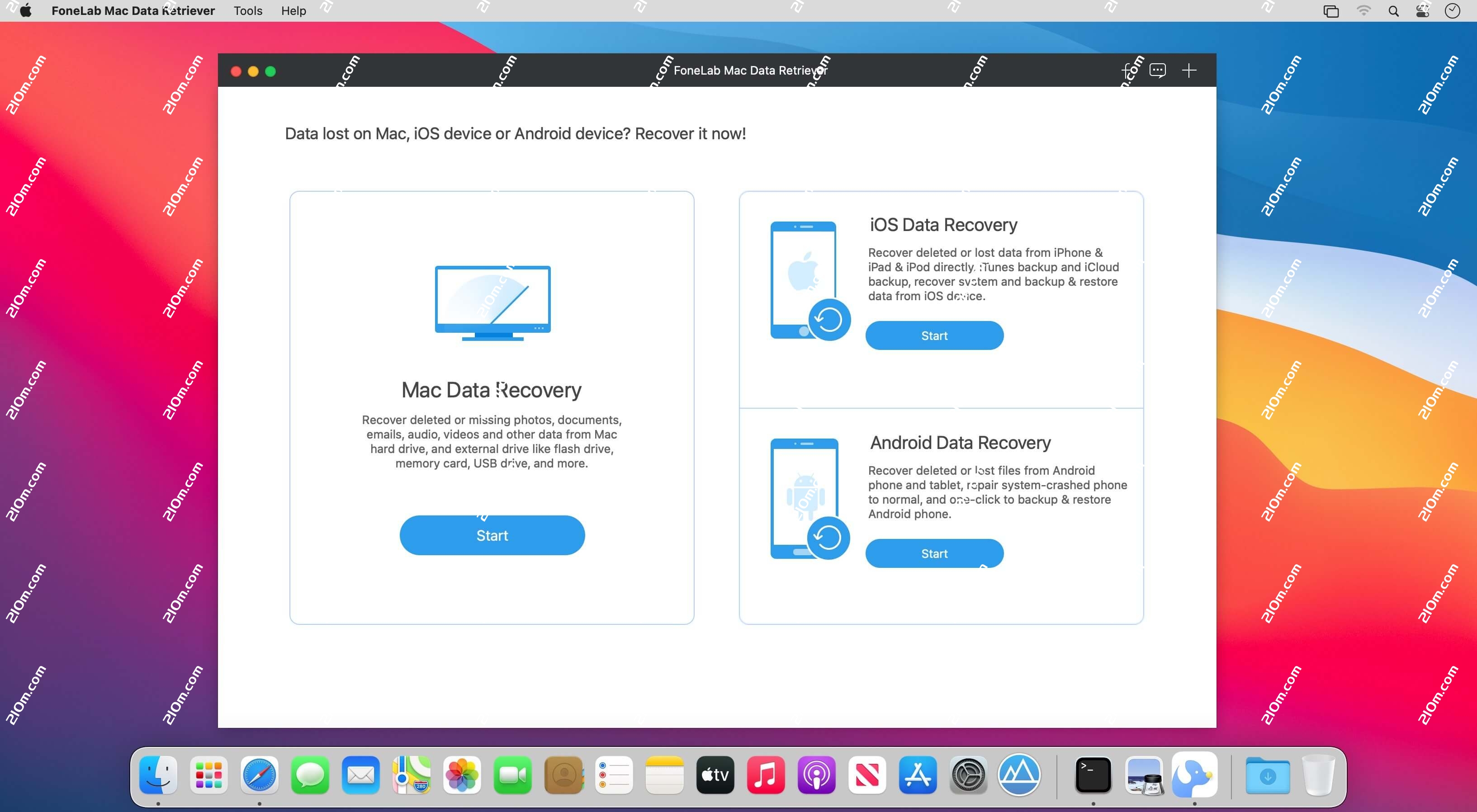 FoneLab Mac Data Retriever for Mac(mac数据恢复软件)的截图