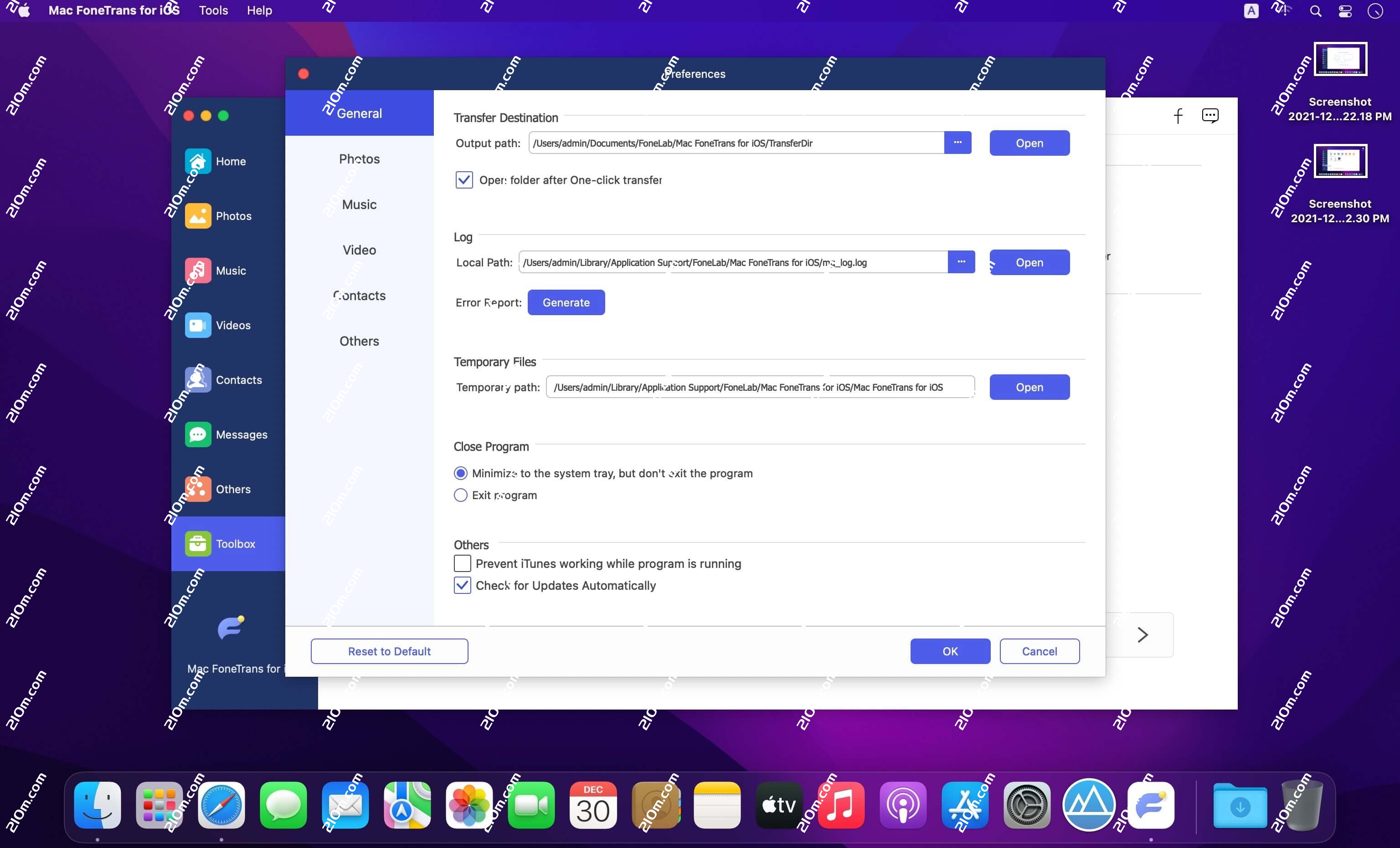 Mac FoneTrans for iOS for mac(ios设备管理工具)的截图