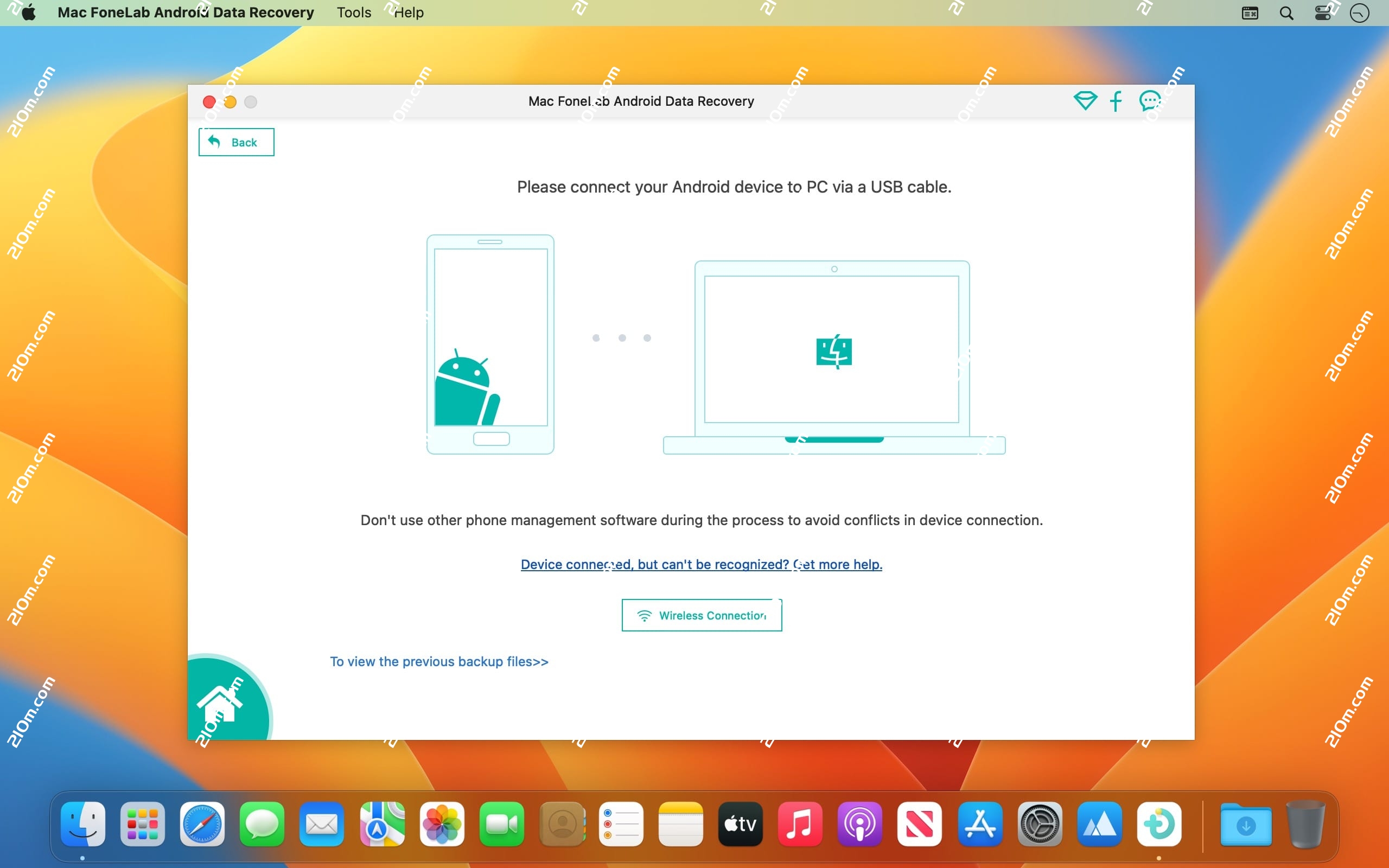 Mac FoneLab Android Data Recovery for Mac(安卓数据恢复工具)的截图