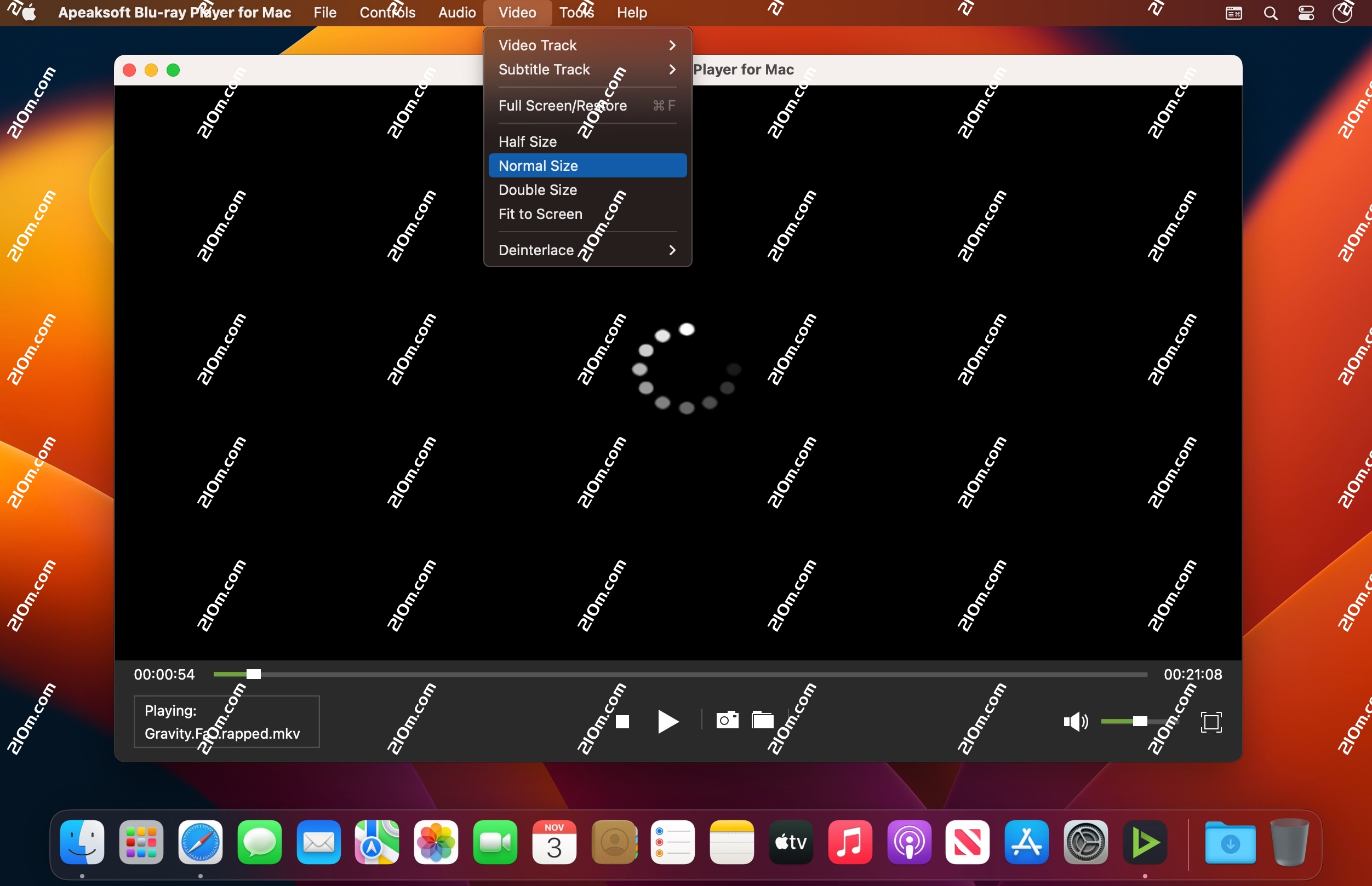 Apeaksoft Blu-ray Player for Mac(蓝光视频播放器)的截图