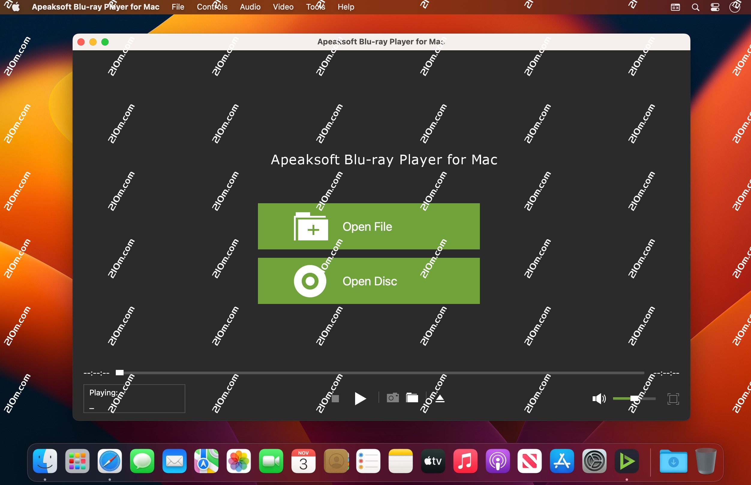 Apeaksoft Blu-ray Player for Mac(蓝光视频播放器)的截图
