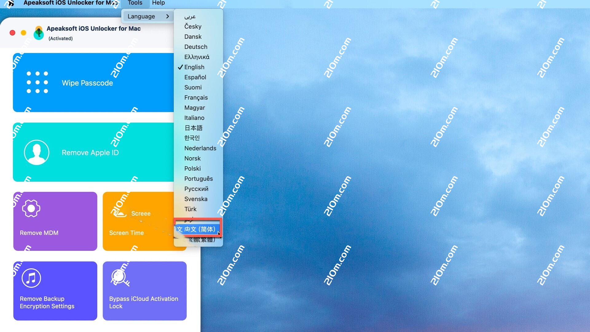 Apeaksoft iOS Unlocker for Mac(iOS系统解锁工具)