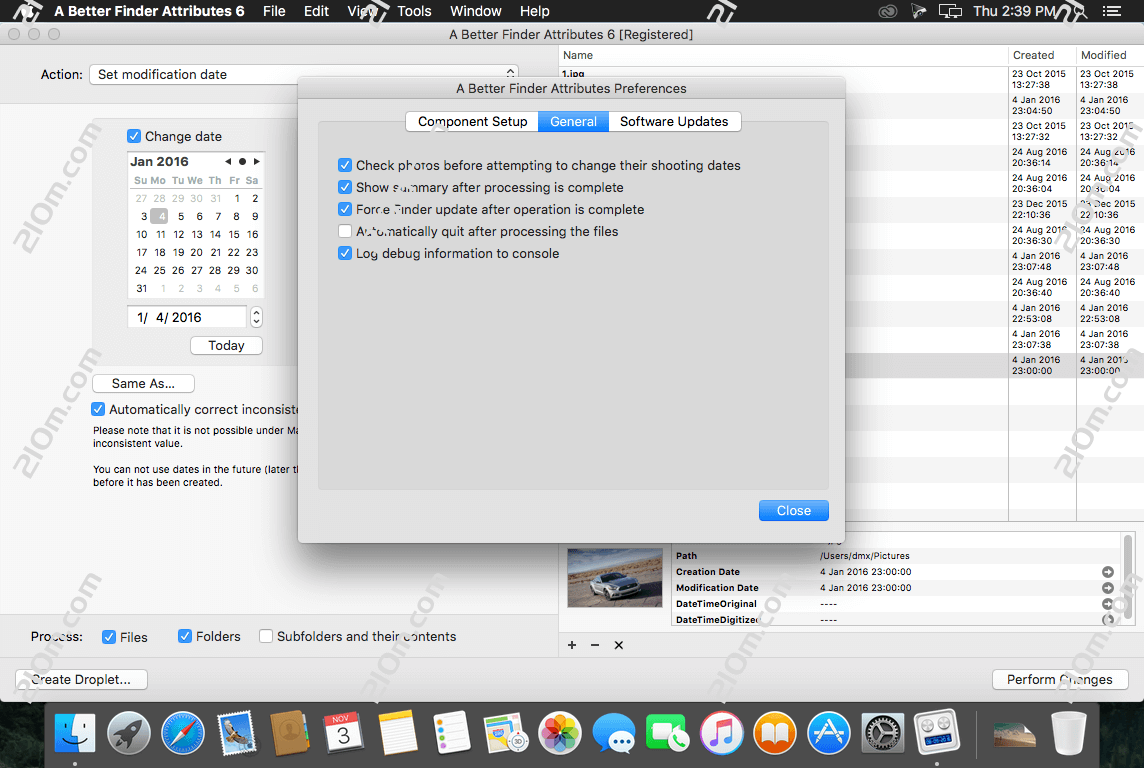 A Better Finder Attributes 7 for Mac(文件批量重命名工具)的截图