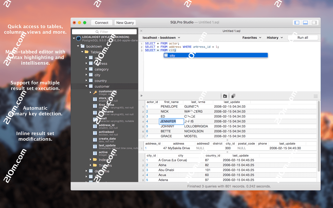 SQLPro Studio for Mac(高级数据库管理工具)的截图