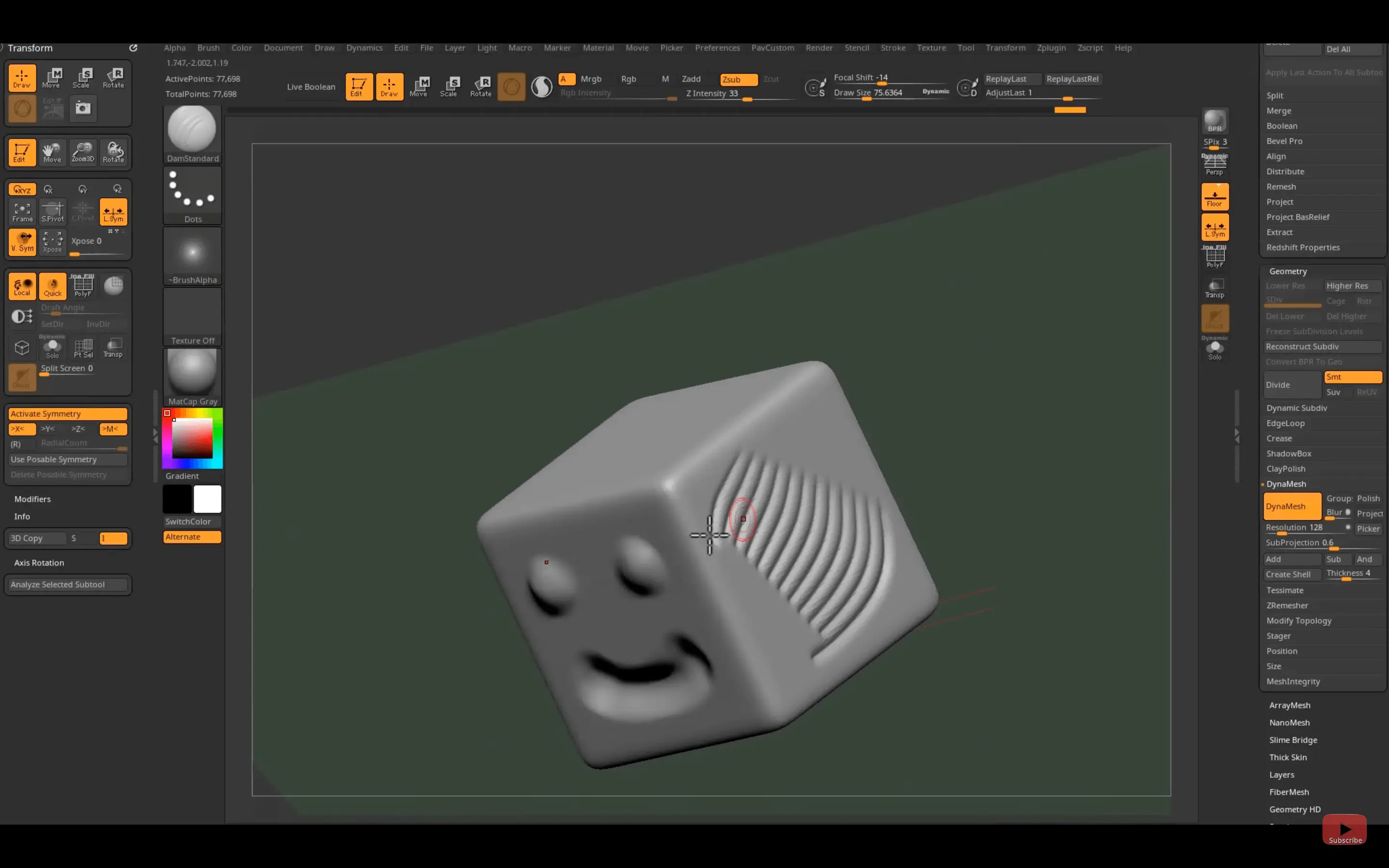 ZBrush 2026 for mac (动画和视觉效果的3D雕刻神器)的截图