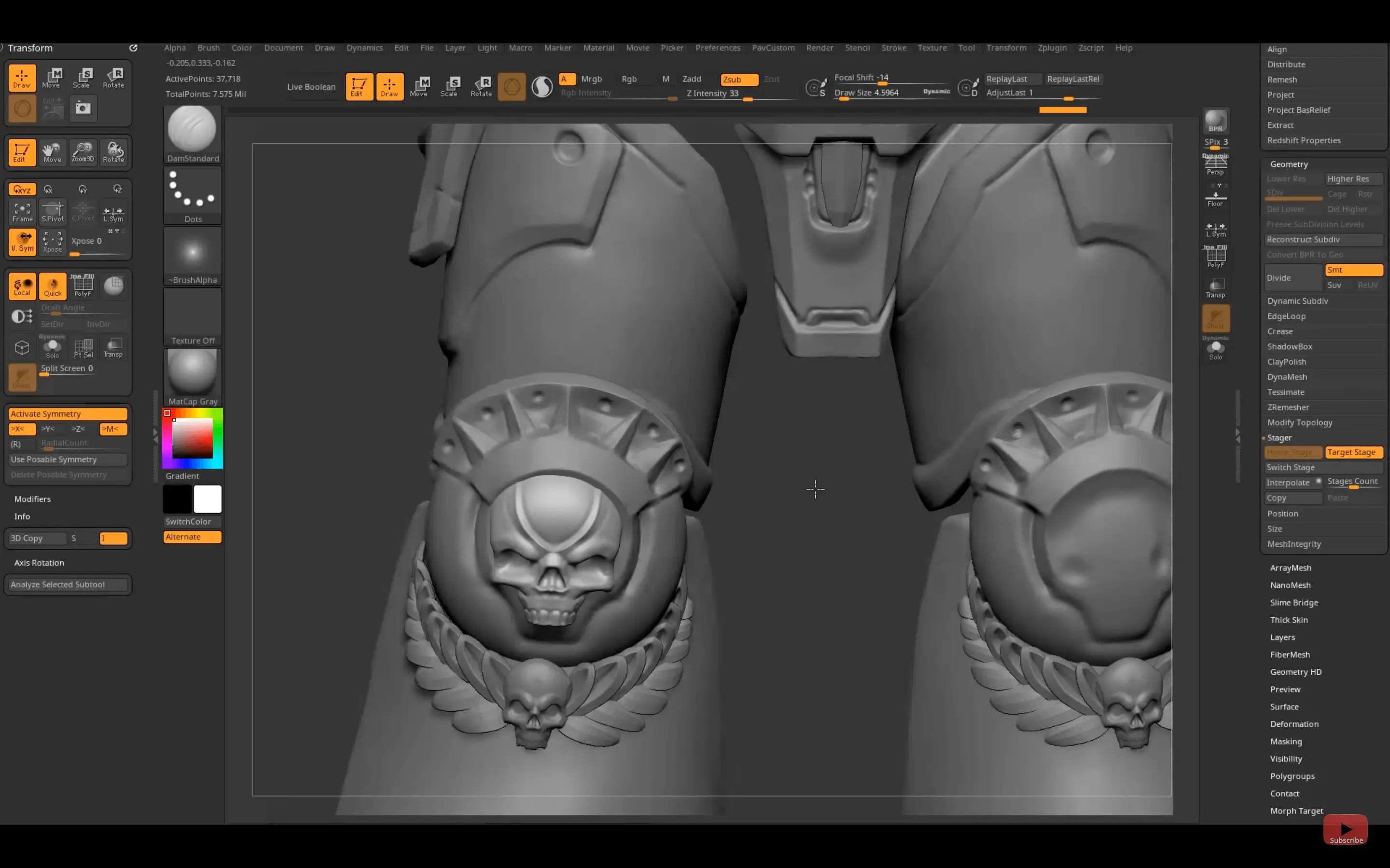 ZBrush 2026 for mac (动画和视觉效果的3D雕刻神器)的截图