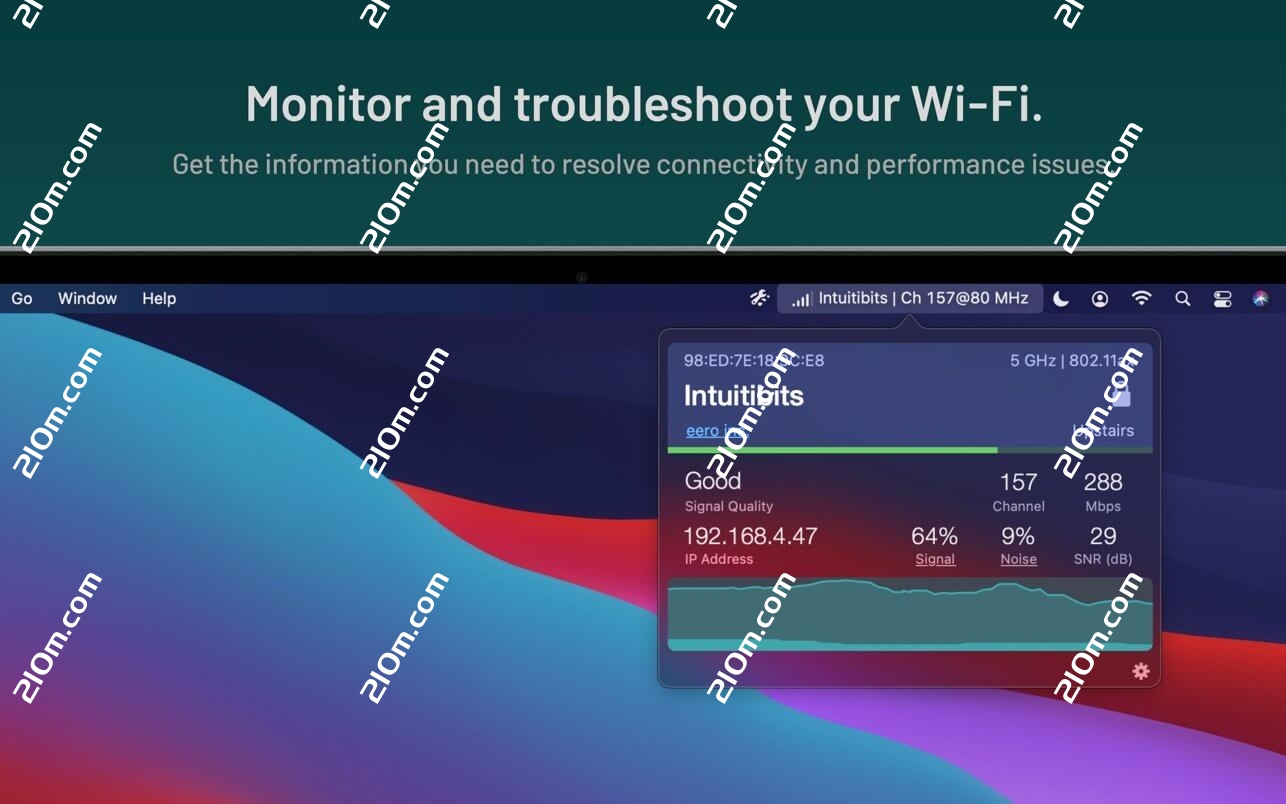 WiFi Signal for mac(wifi信号管理工具)的截图