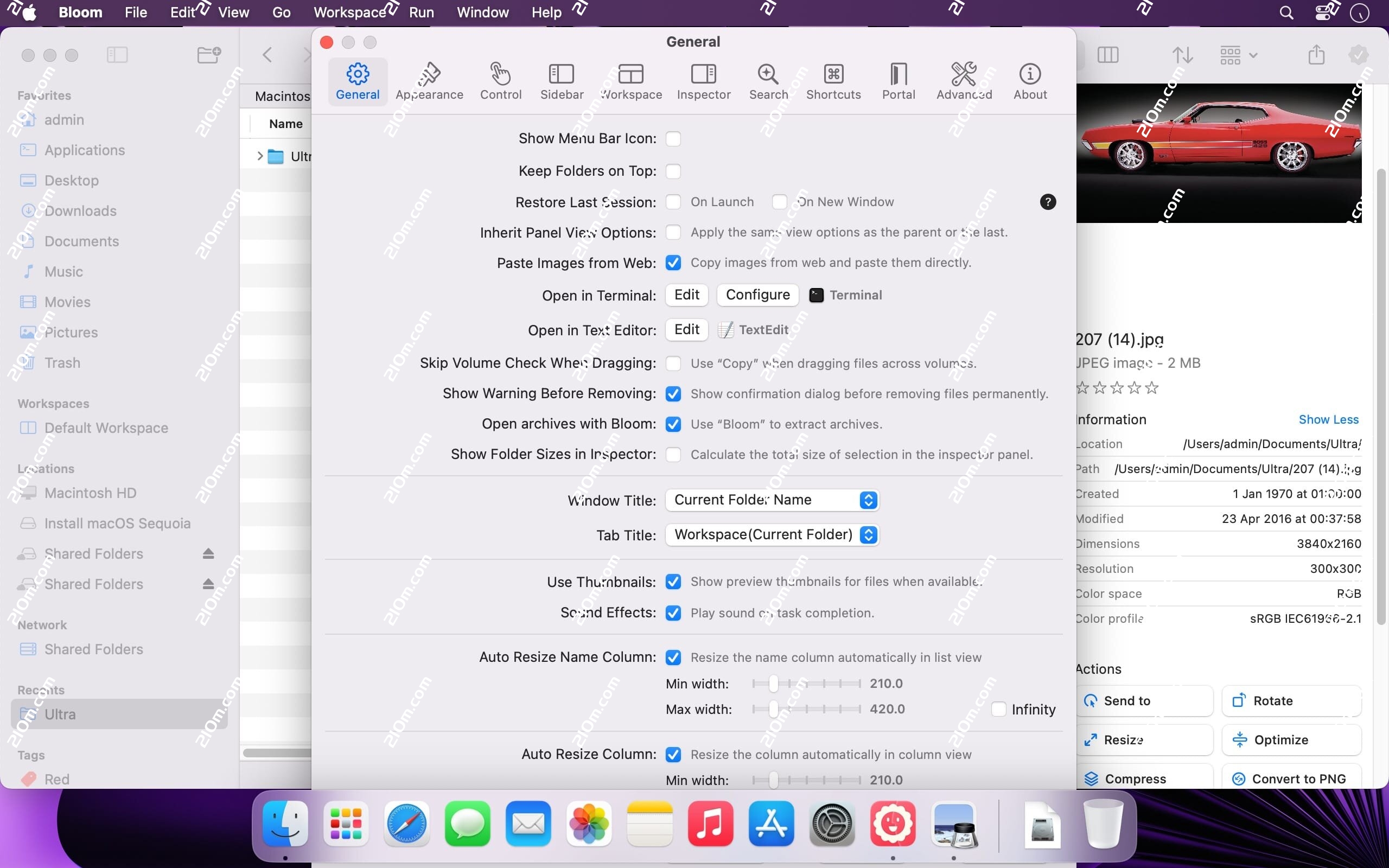Bloom for Mac(多窗口文件管理工具)的截图