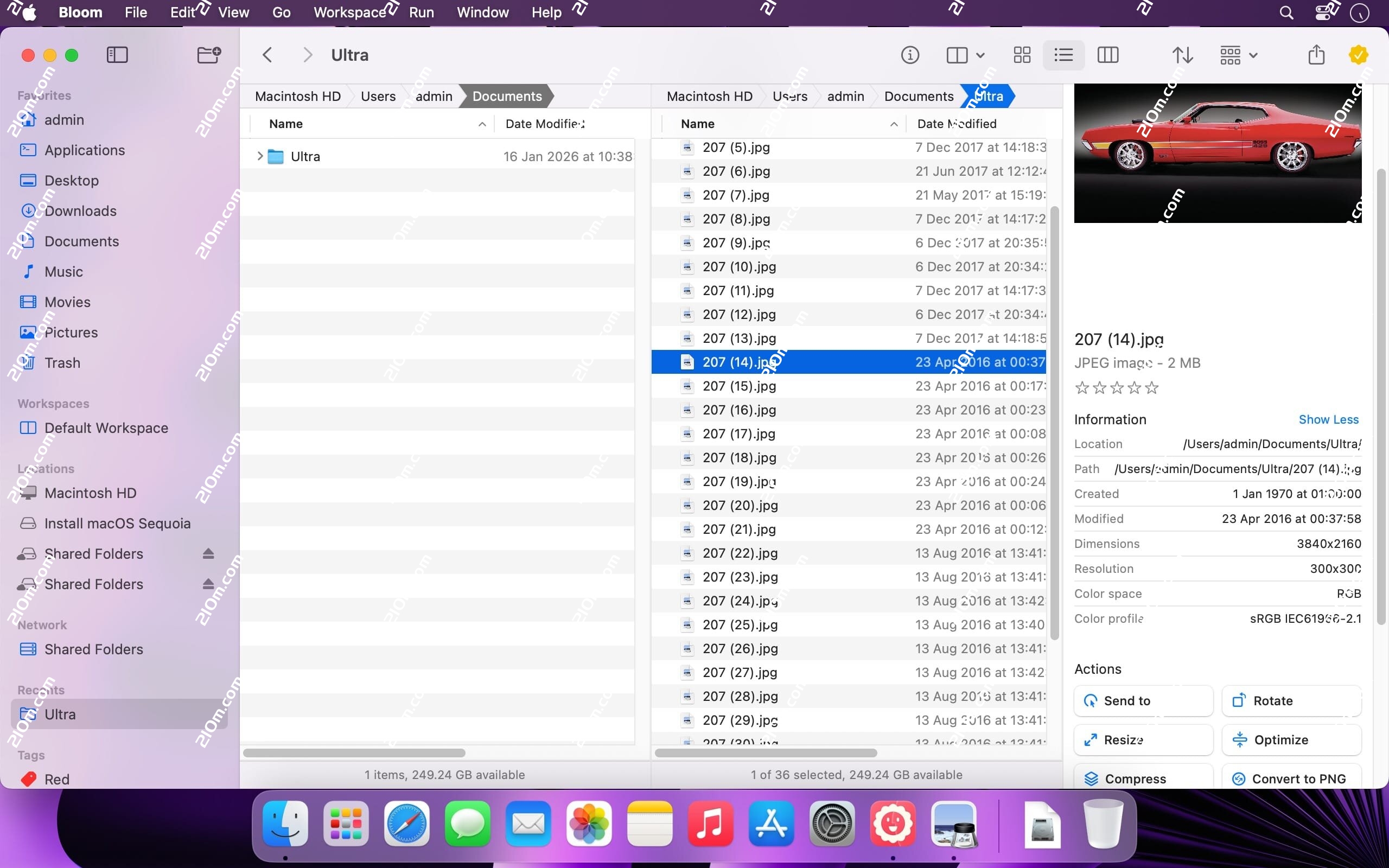 Bloom for Mac(多窗口文件管理工具)的截图