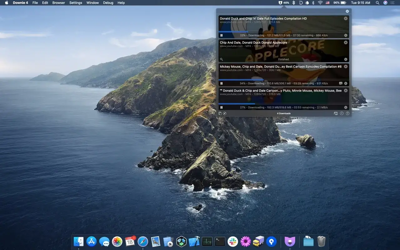 Downie 4 for Mac(视频下载工具)的截图