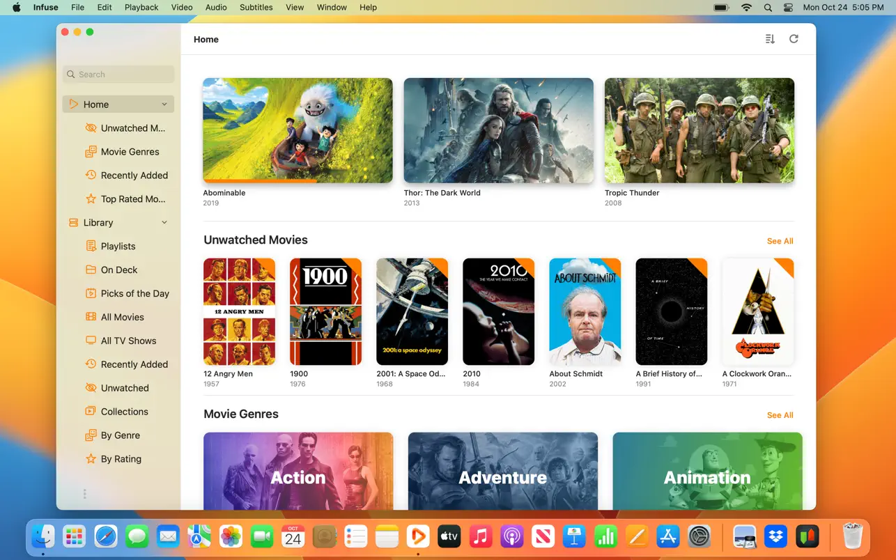 Infuse Pro for Mac(专业的视频播放器)的截图