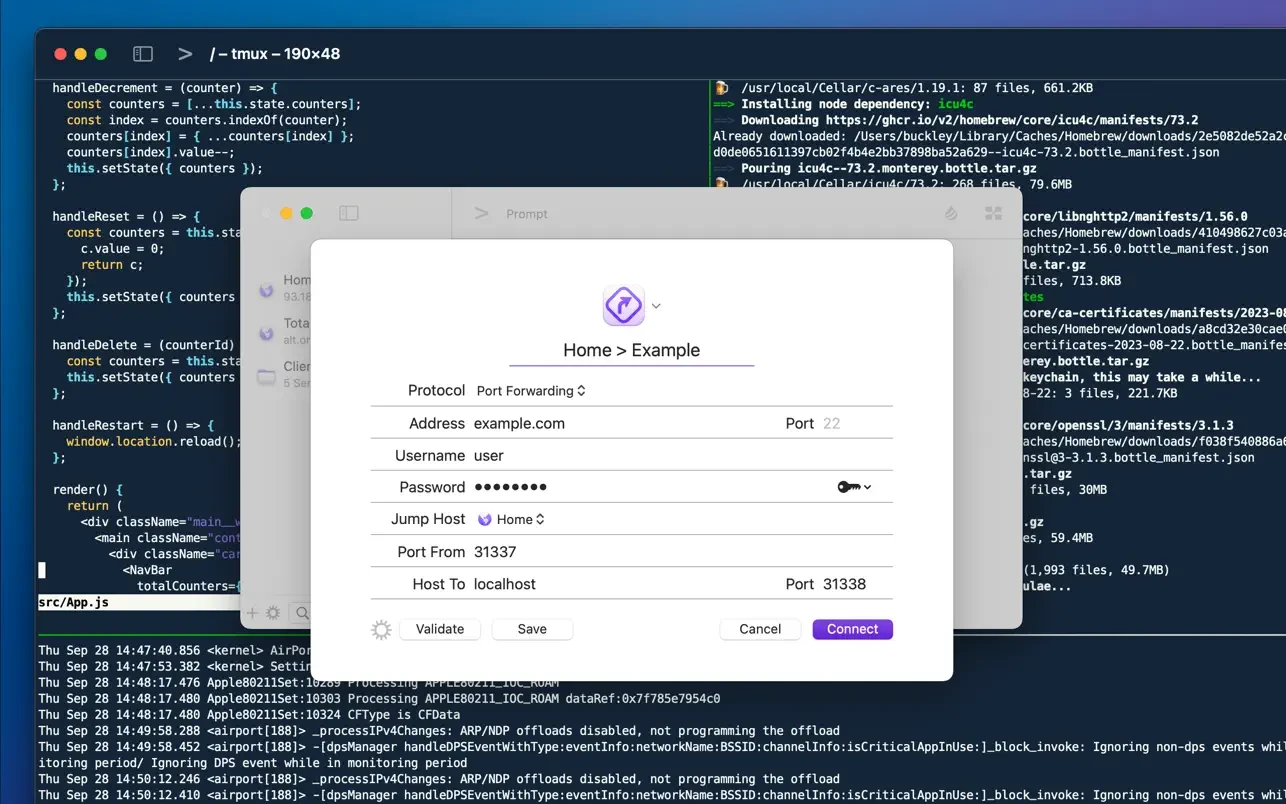 Prompt for mac(专业远程SSH服务器管理工具)的截图
