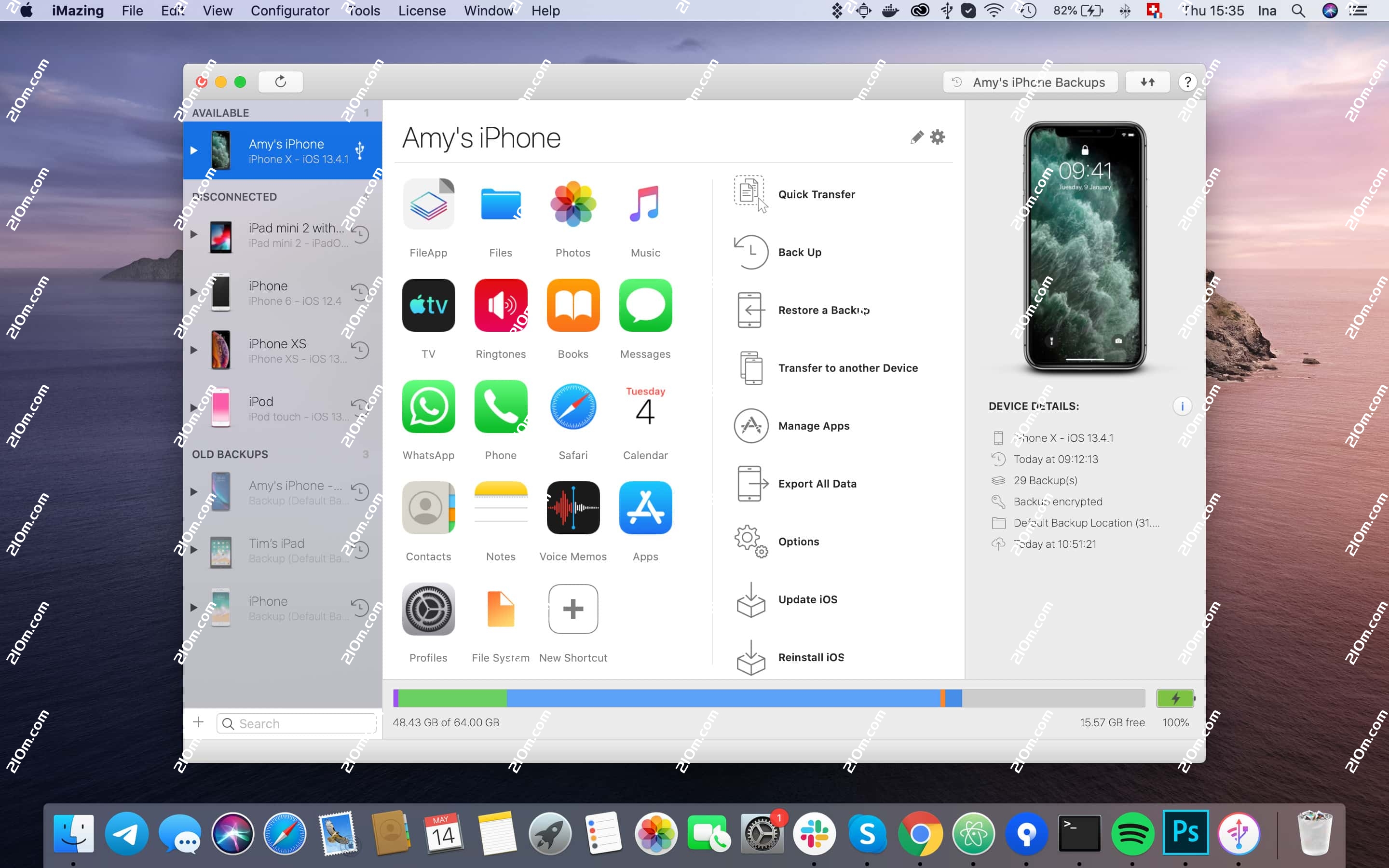 iMazing for mac Mac(好用的iOS设备管理工具)的截图