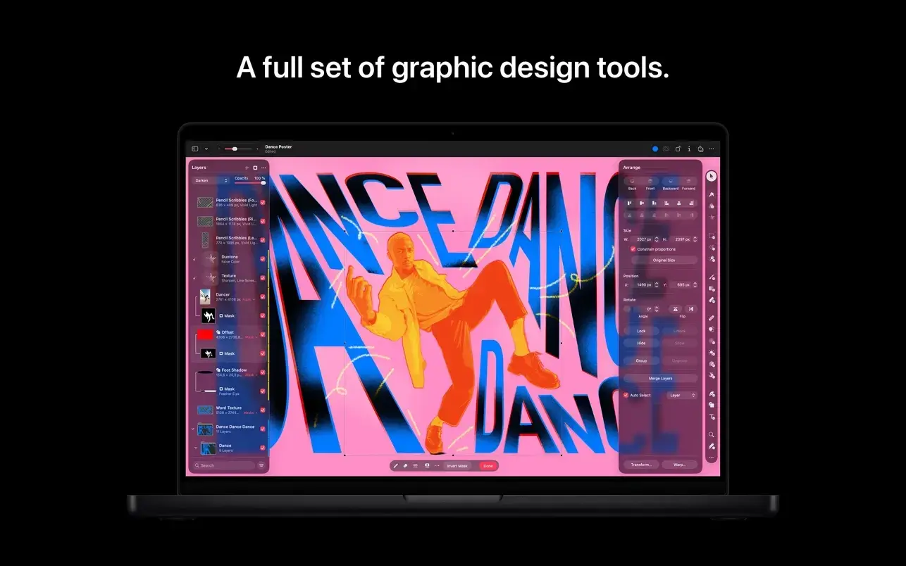 Pixelmator Pro for Mac(媲美PS的修图软件)的截图