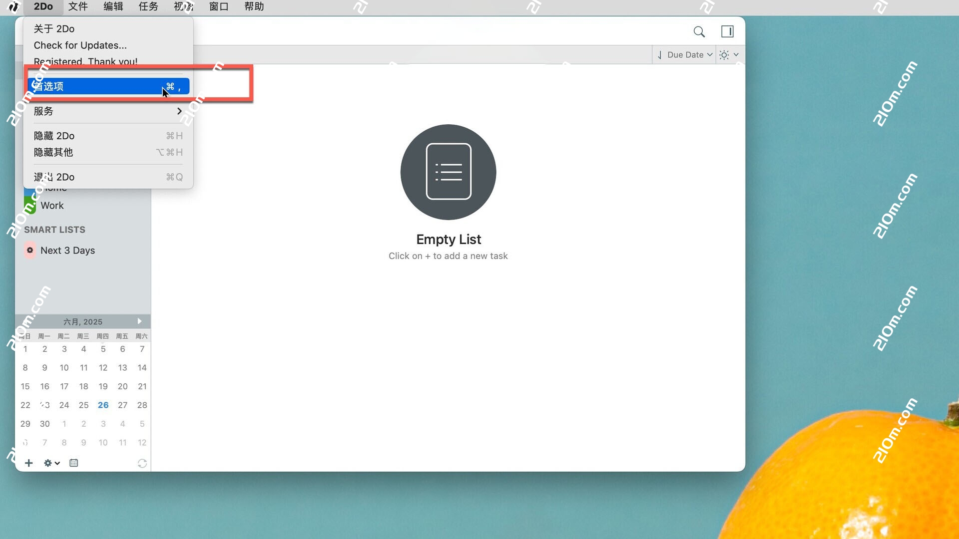 2Do for Mac(待办事项GTD任务管理)