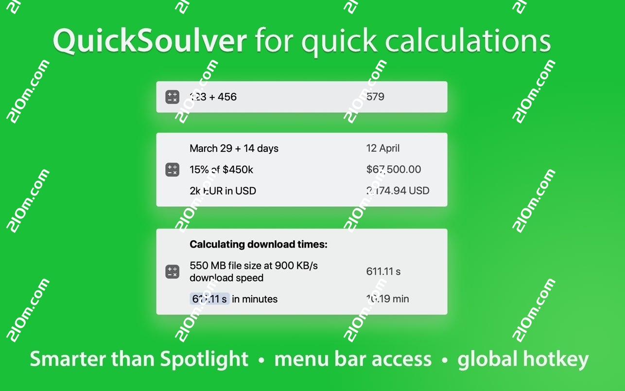 Soulver 3 for Mac(智能文本计算器)的截图