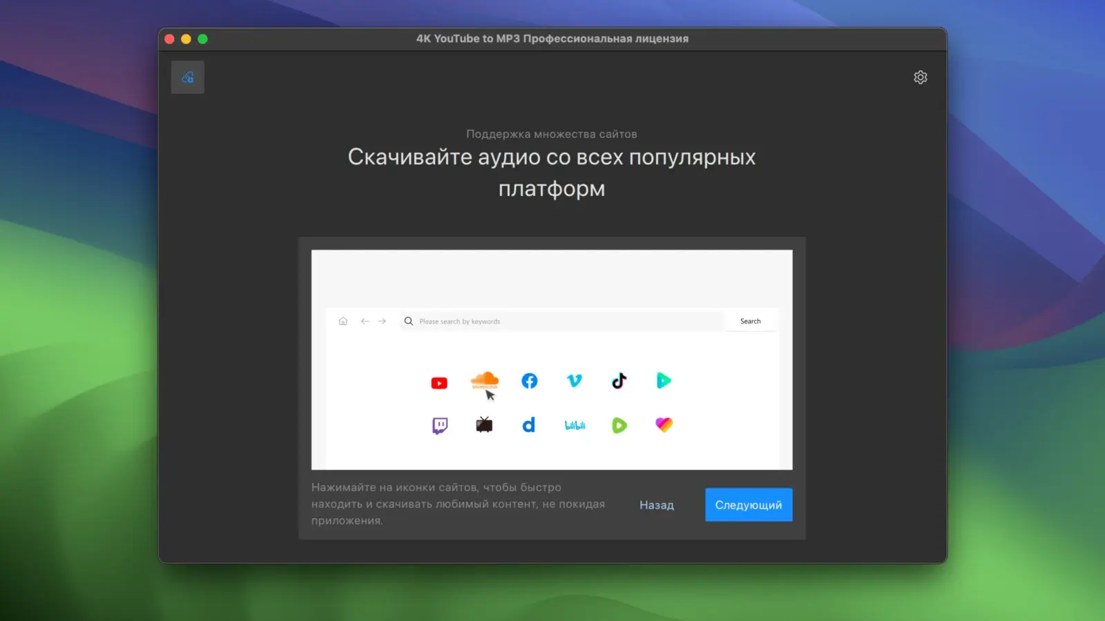 4K YouTube to MP3 Pro for Mac(在线视频转Mp3软件)的截图