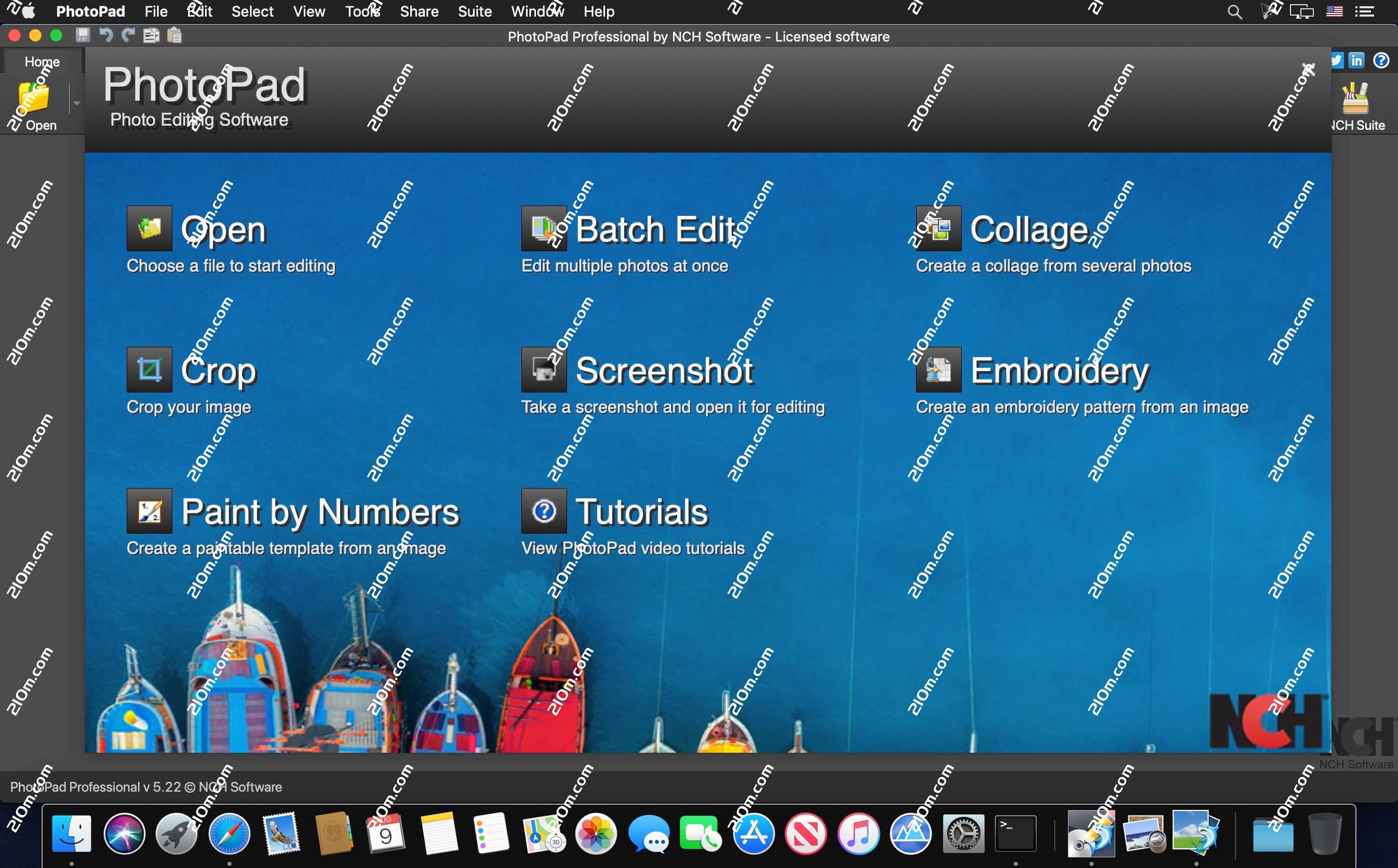 NCH PhotoPad for Mac(图像照片编辑软件)的截图