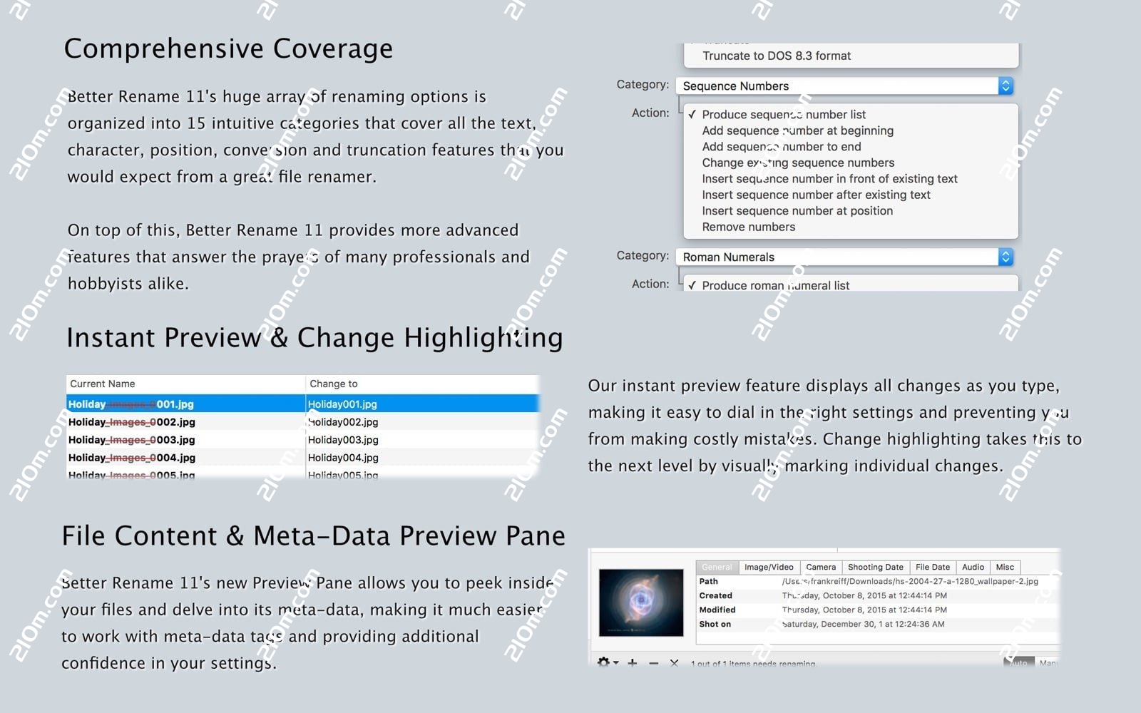 A Better Finder Rename 12 for Mac(苹果电脑批量重命名工具)的截图