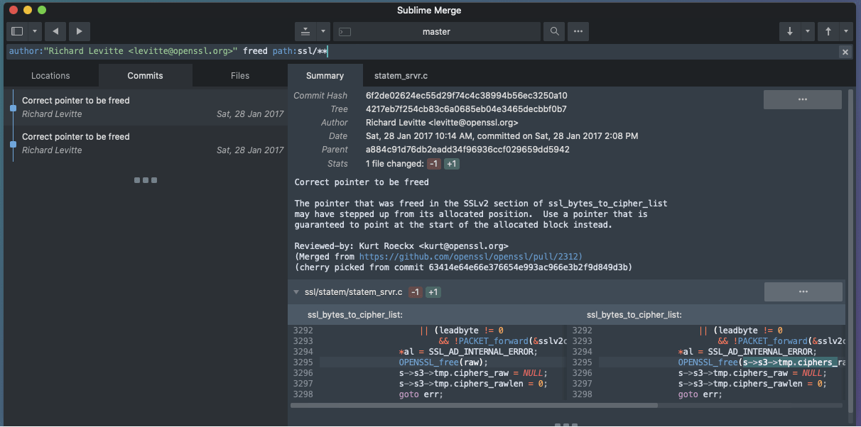 Sublime Merge for Mac(git客户端工具)的截图