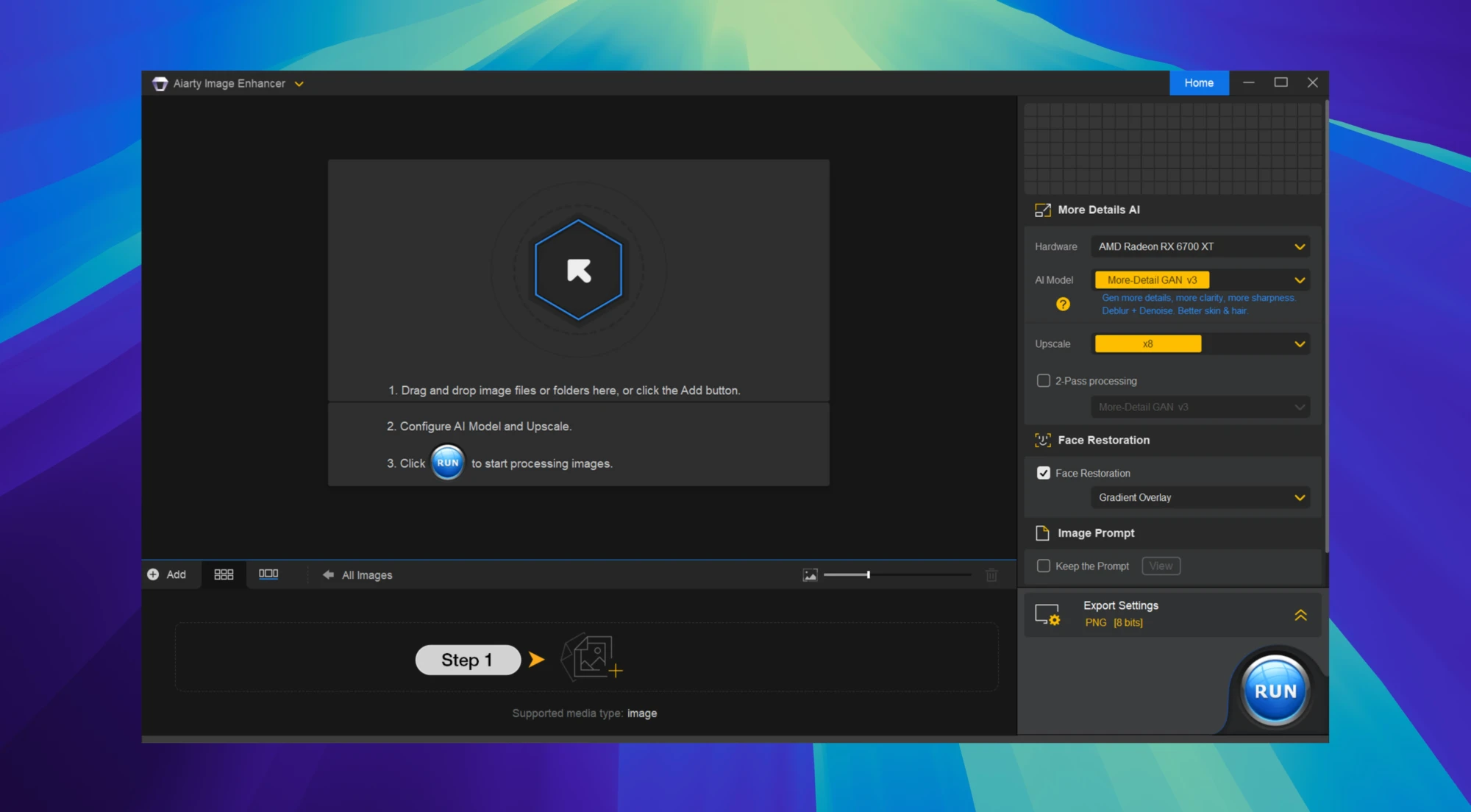 Aiarty Image Enhancer for mac(图像增强器)的截图