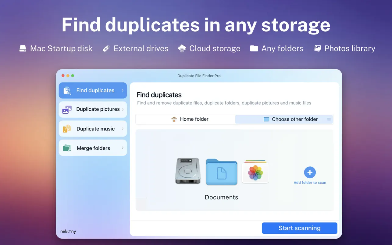 Duplicate File Finder for mac(重复文件快速查找器)的截图