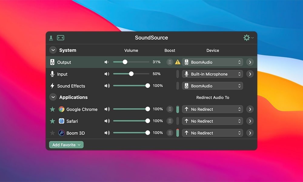 SoundSource 6 for Mac(专业的mac音频控制器)的截图