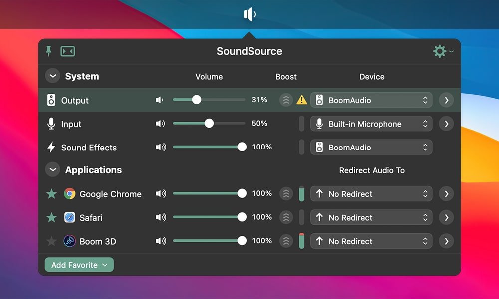 SoundSource 6 for Mac(专业的mac音频控制器)的截图