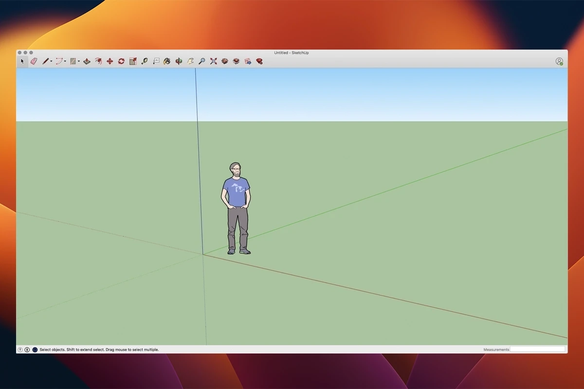 SketchUp Pro 2026 for Mac(su草图大师中文版 3D建模)的截图