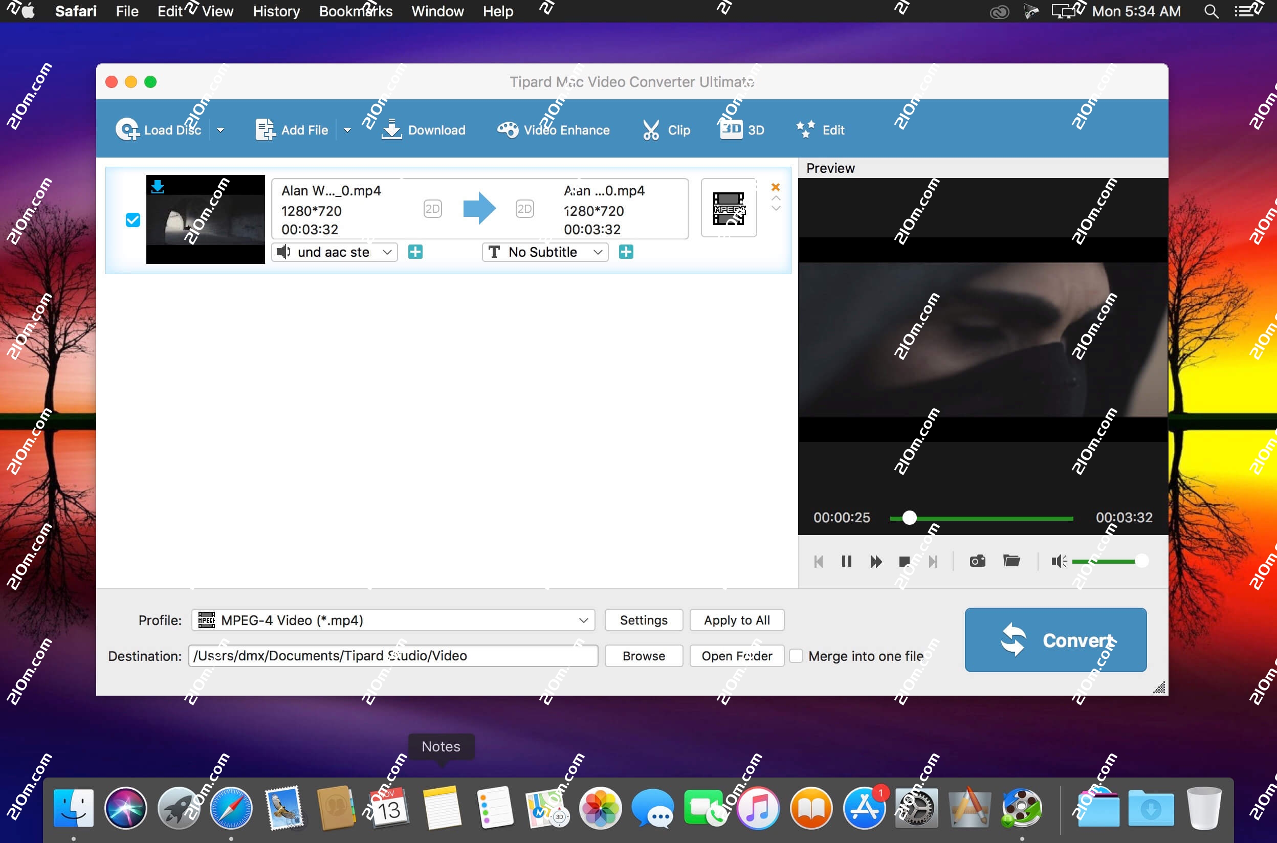 Tipard Video Converter Ultimate for Mac(视频格式转换工具)的截图