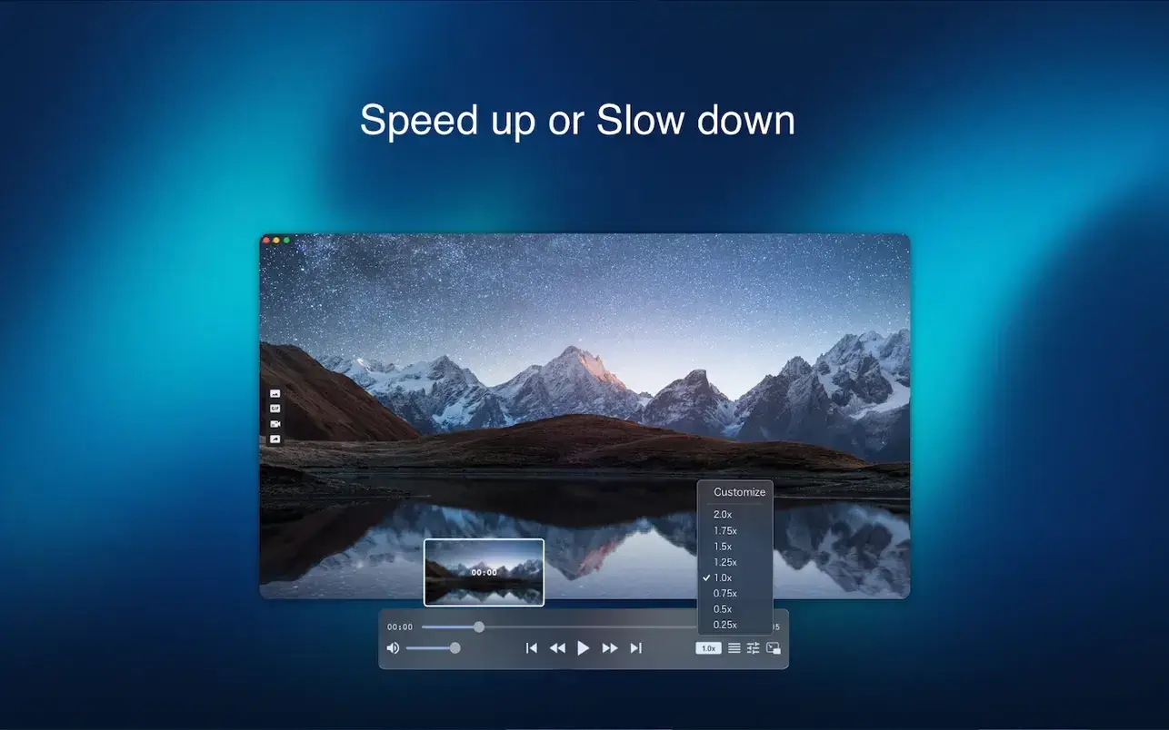 Fig Player – play mp4 mkv mp3 for Mac(媒体播放器)的截图